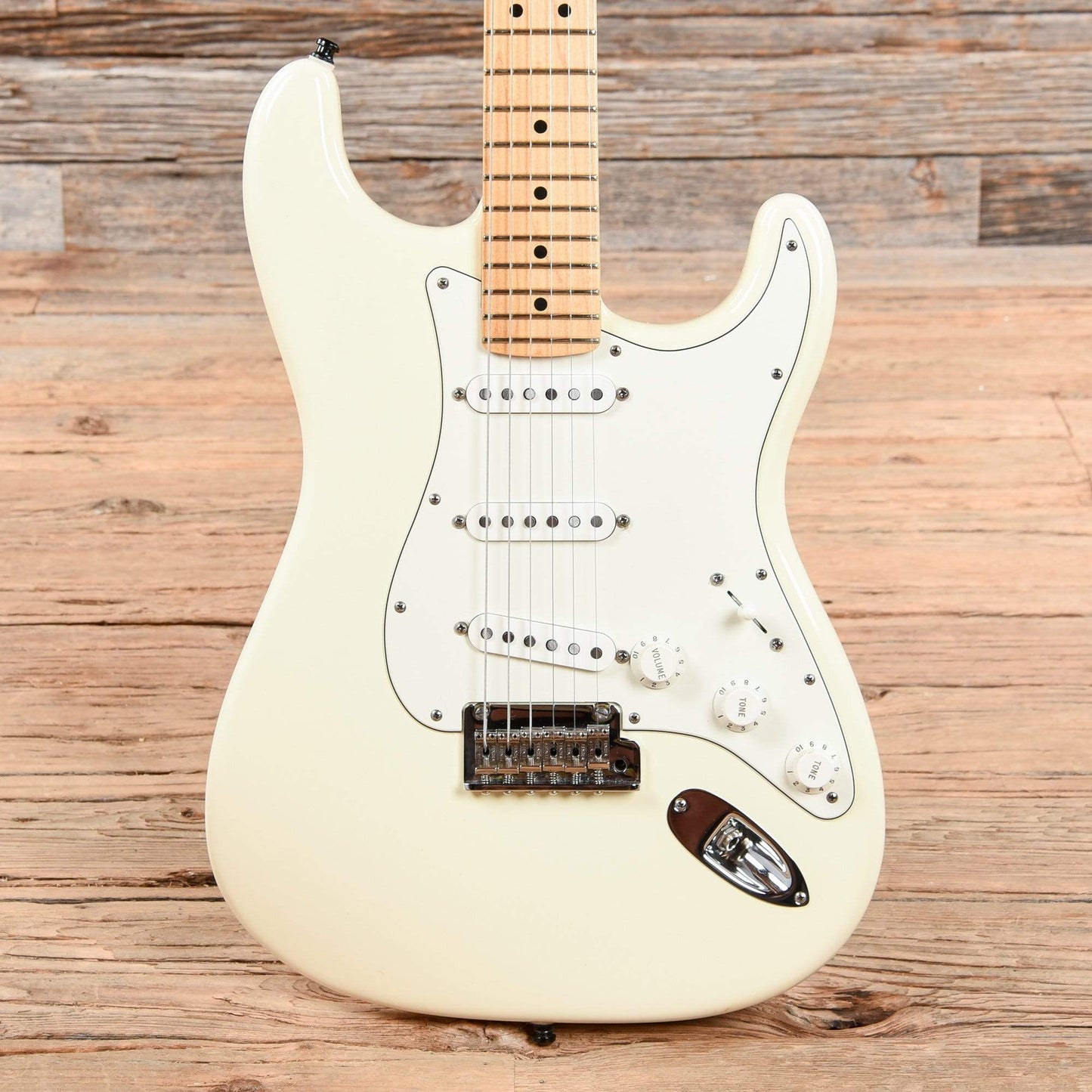 Fender American Standard Stratocaster Olympic White 2008 Electric Guitars / Solid Body