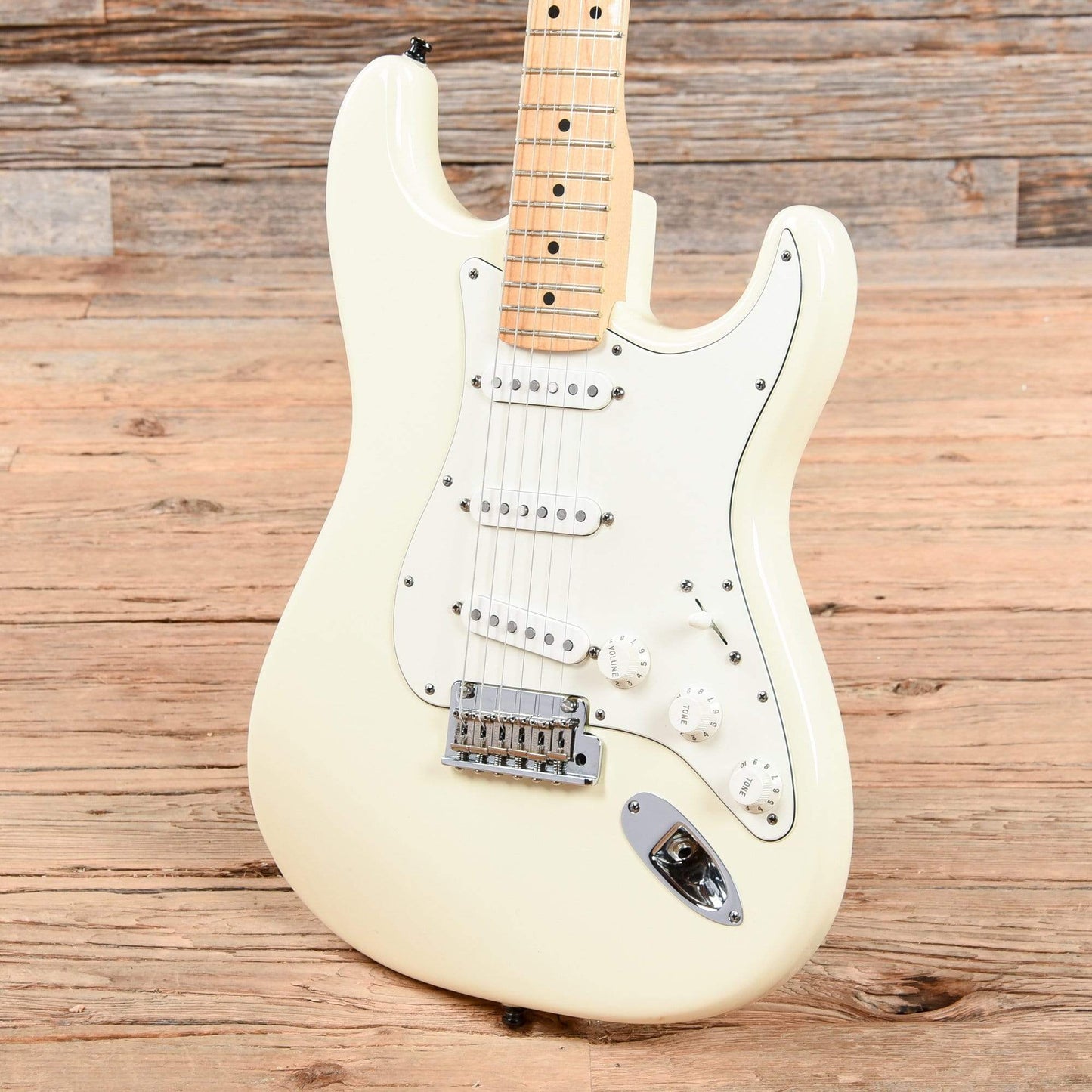 Fender American Standard Stratocaster Olympic White 2008 Electric Guitars / Solid Body
