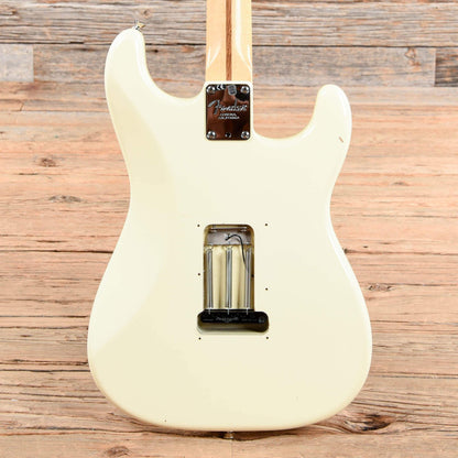 Fender American Standard Stratocaster Olympic White 2015 LEFTY Electric Guitars / Solid Body