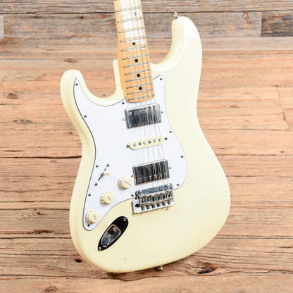 Fender American Standard Stratocaster Olympic White 2015 LEFTY Electric Guitars / Solid Body