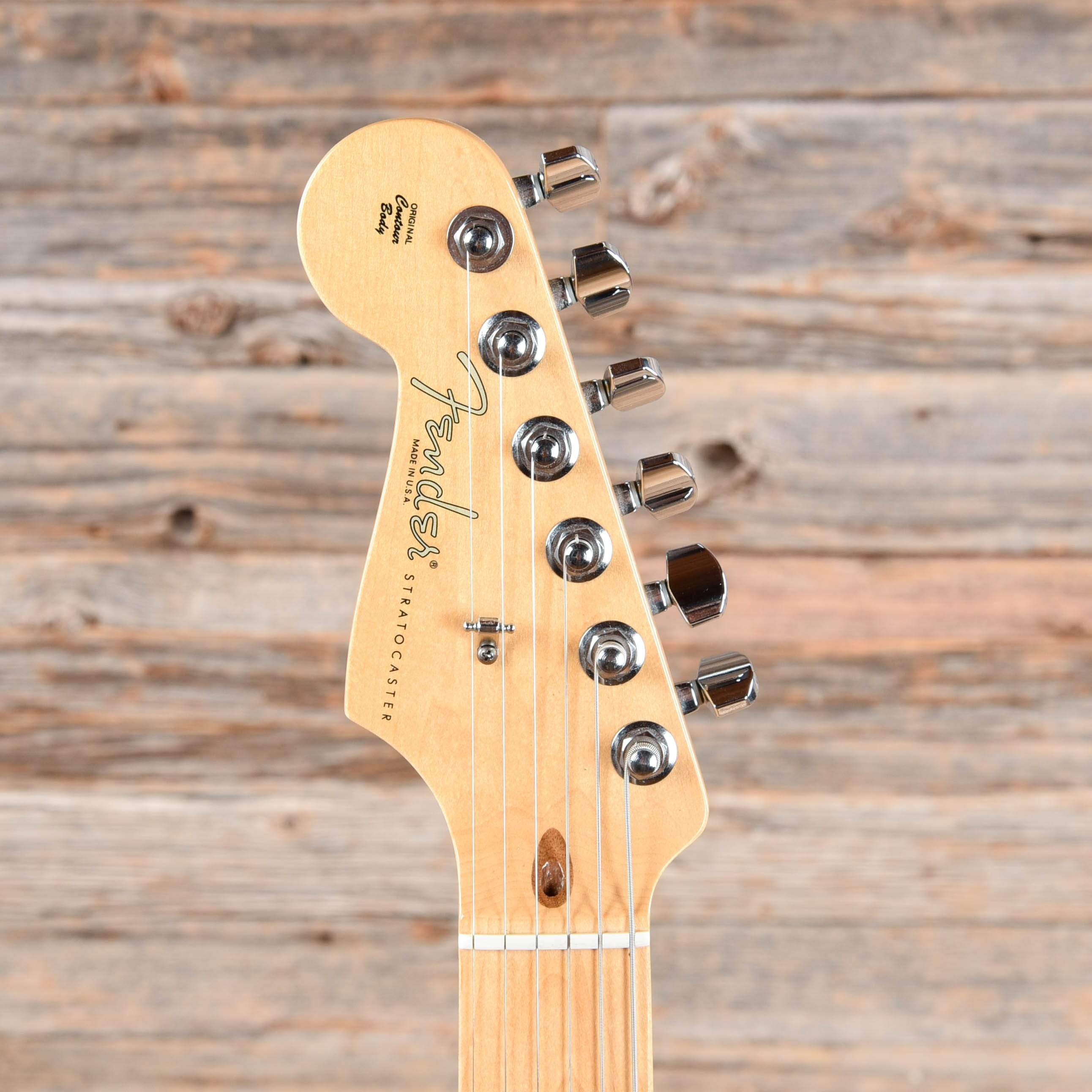 Fender American Standard Stratocaster Olympic White 2015 LEFTY Electric Guitars / Solid Body