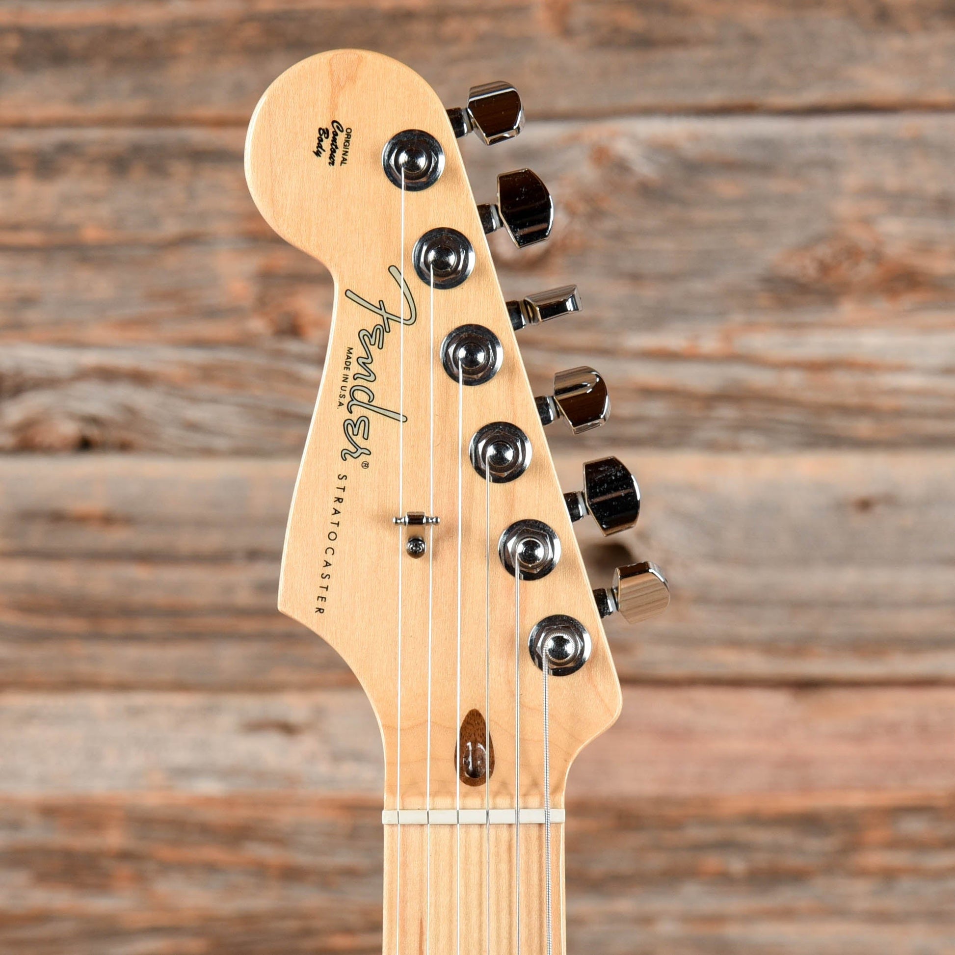 Fender American Standard Stratocaster Olympic White 2015 LEFTY Electric Guitars / Solid Body