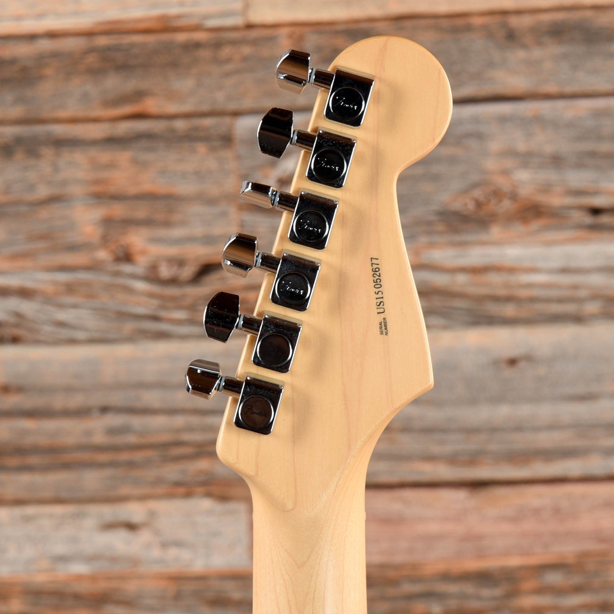 Fender American Standard Stratocaster Olympic White 2015 LEFTY Electric Guitars / Solid Body