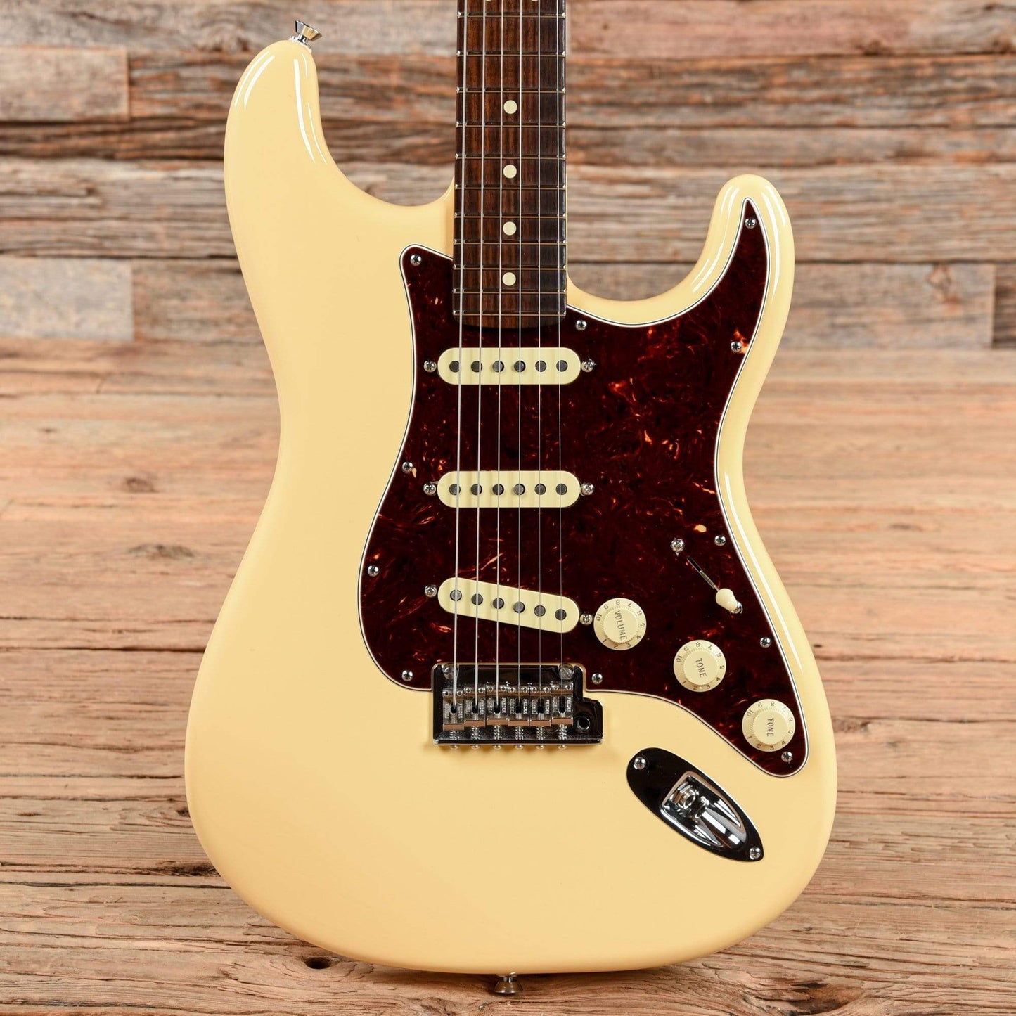 Fender American Standard Stratocaster Vintage White 2014 Electric Guitars / Solid Body