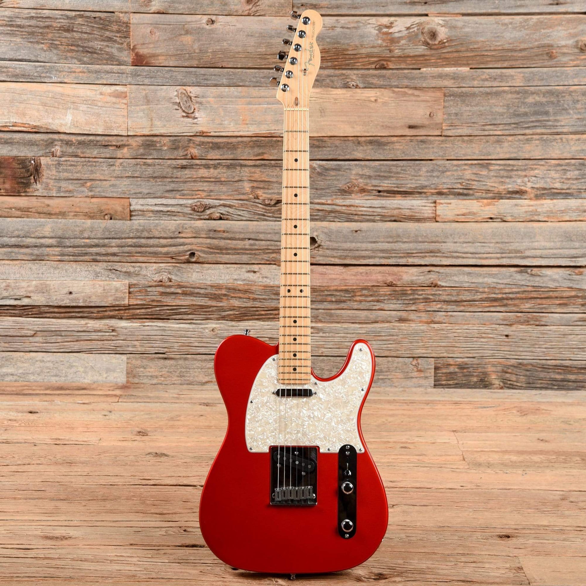 Fender American Standard Telecaster Chrome Red 2002 Electric Guitars / Solid Body