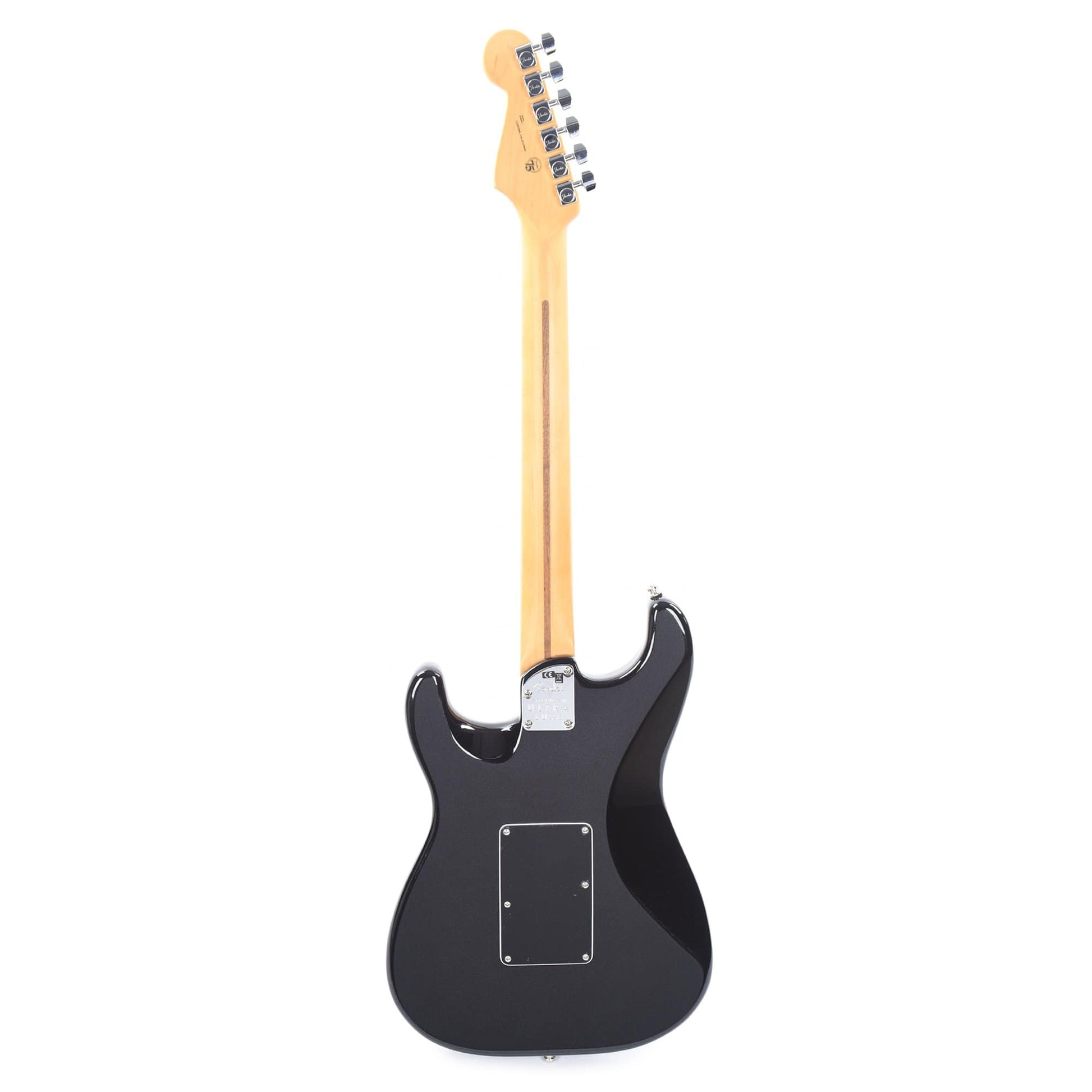 Fender American Ultra Luxe Stratocaster Floyd Rose HSS Mystic Black Electric Guitars / Solid Body