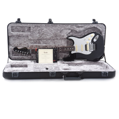 Fender American Ultra Luxe Stratocaster Floyd Rose HSS Mystic Black Electric Guitars / Solid Body