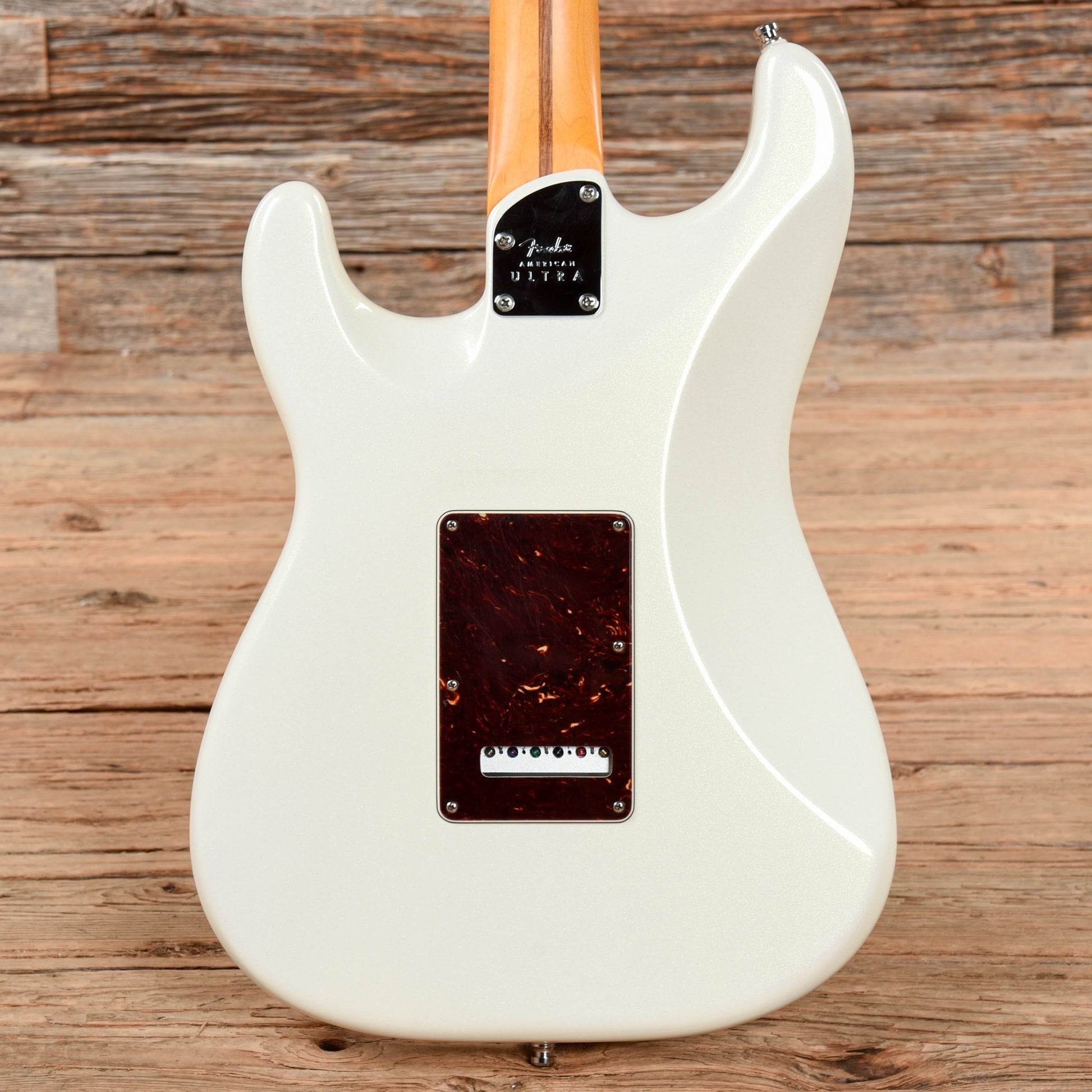 Fender American Ultra Stratocaster Arctic Pearl 2019 Electric Guitars / Solid Body