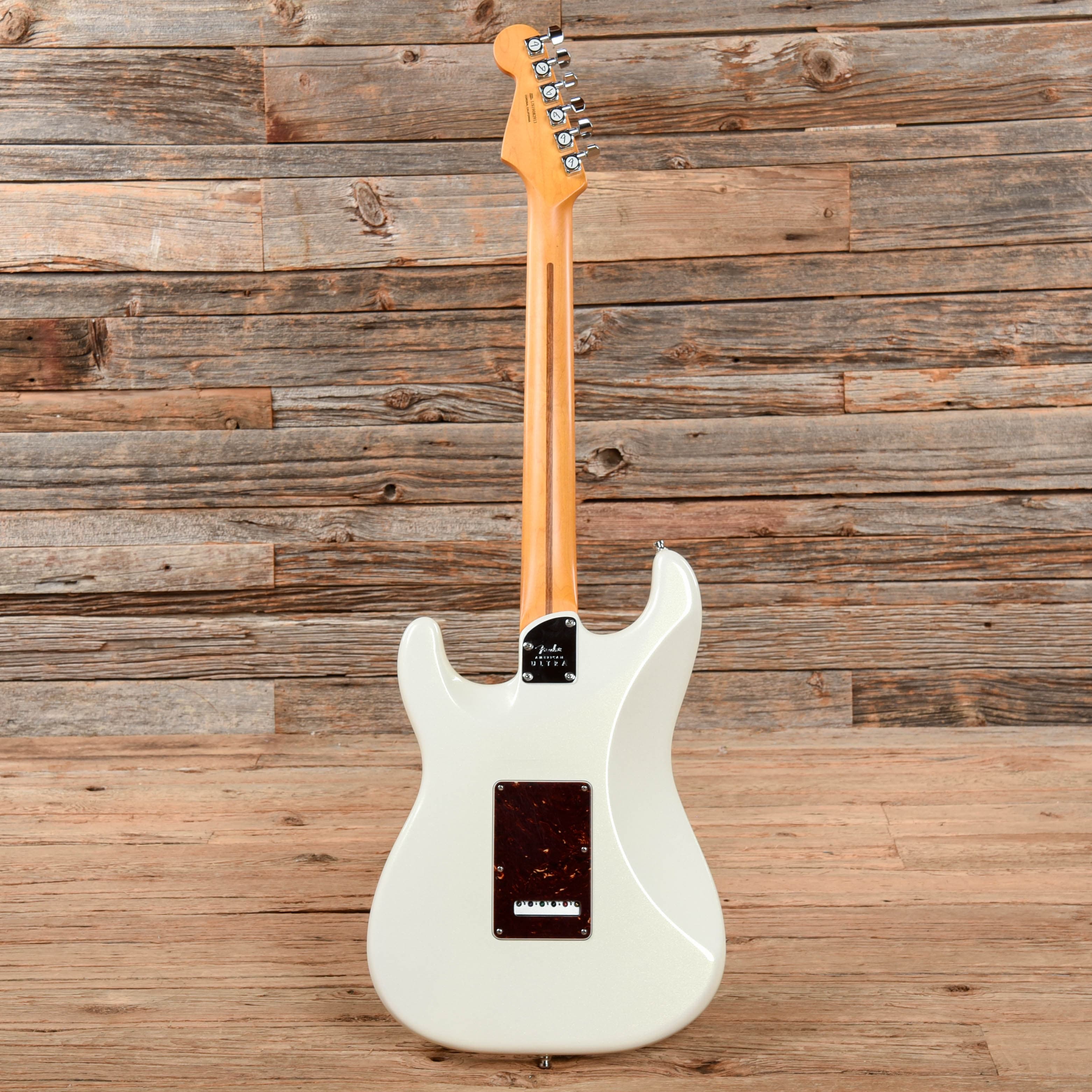 Fender American Ultra Stratocaster Arctic Pearl 2019 Electric Guitars / Solid Body