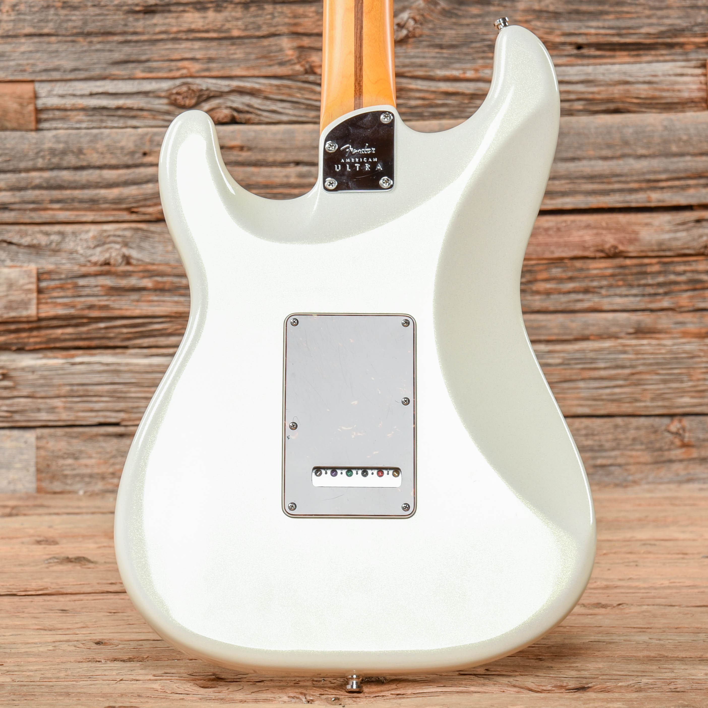 Fender American Ultra Stratocaster Arctic Pearl 2019 Electric Guitars / Solid Body