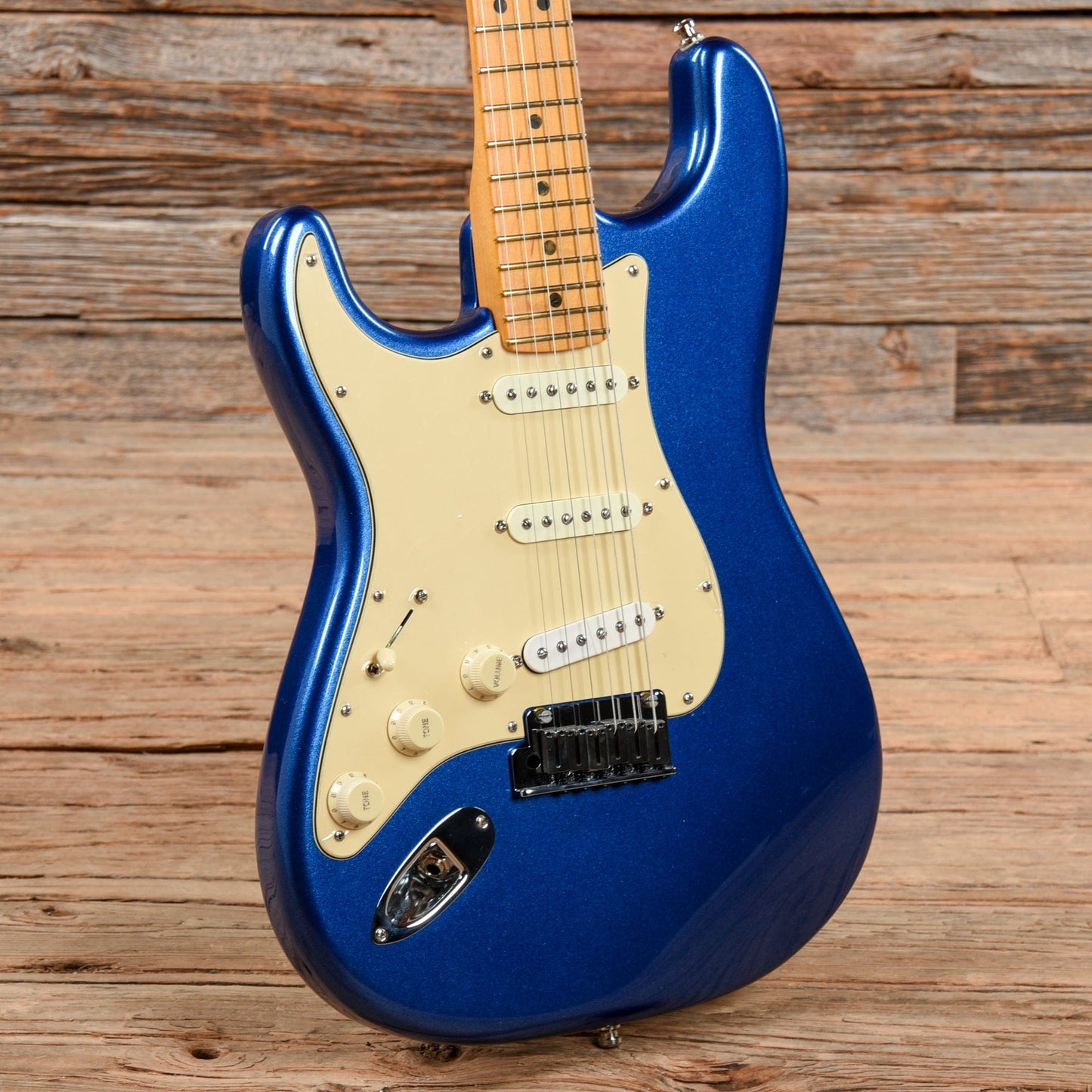 Fender American Ultra Stratocaster Cobra Blue 2021 LEFTY Electric Guitars / Solid Body