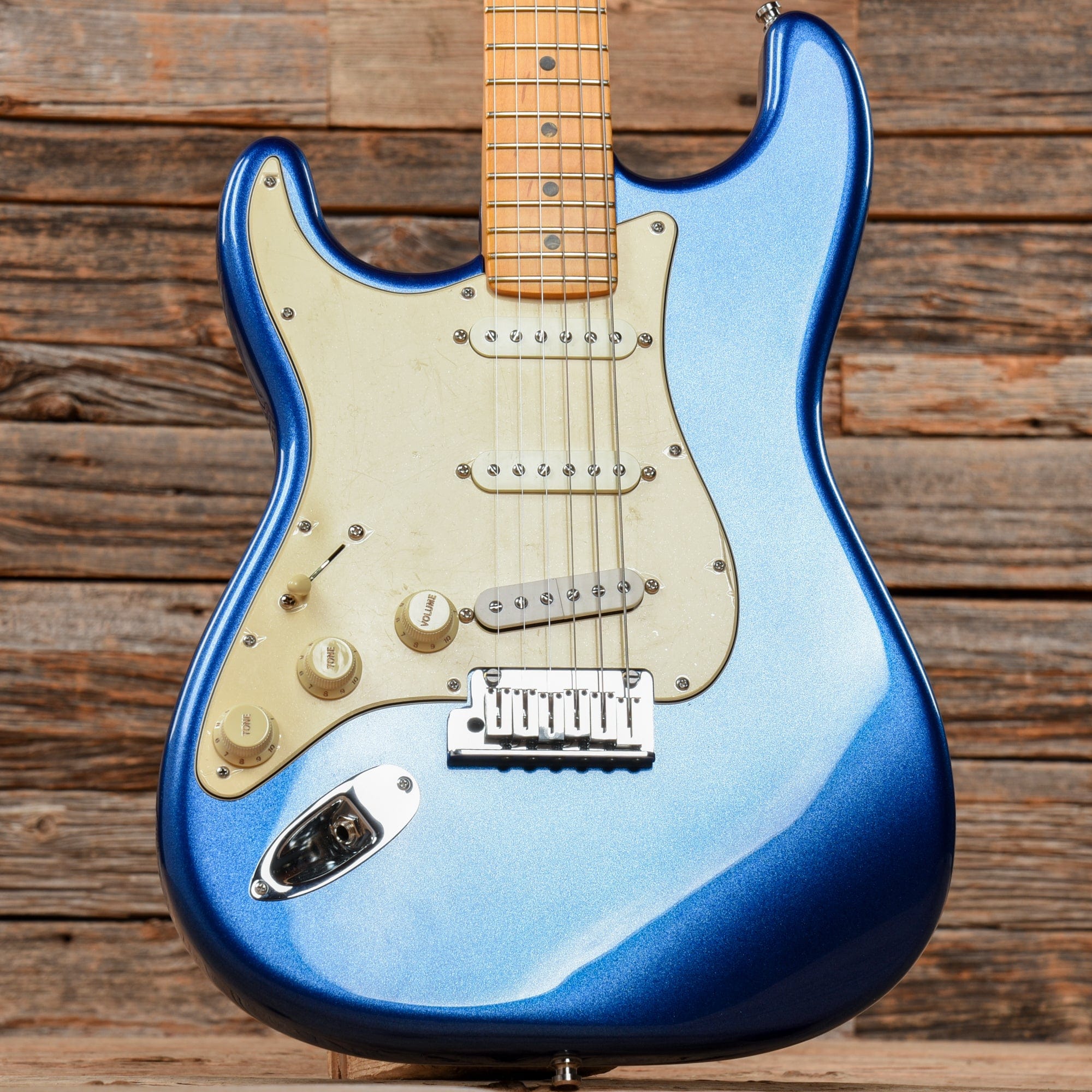 Fender American Ultra Stratocaster Cobra Blue 2021 LEFTY Electric Guitars / Solid Body