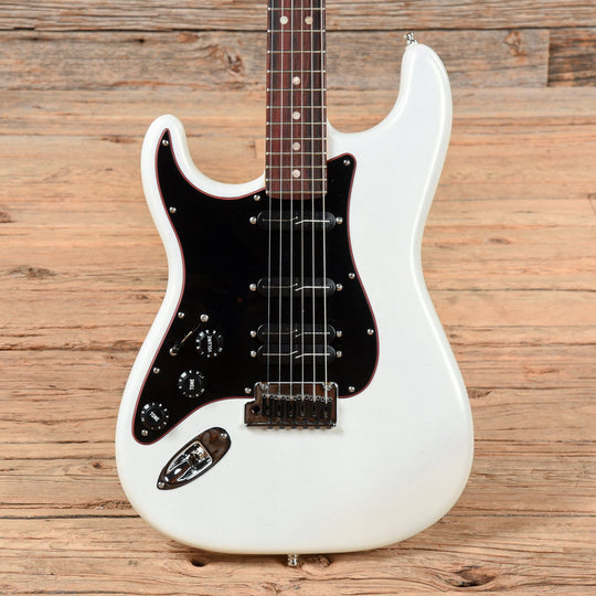 Fender American Ultra Stratocaster HSS Olympic Pearl  LEFTY Electric Guitars / Solid Body