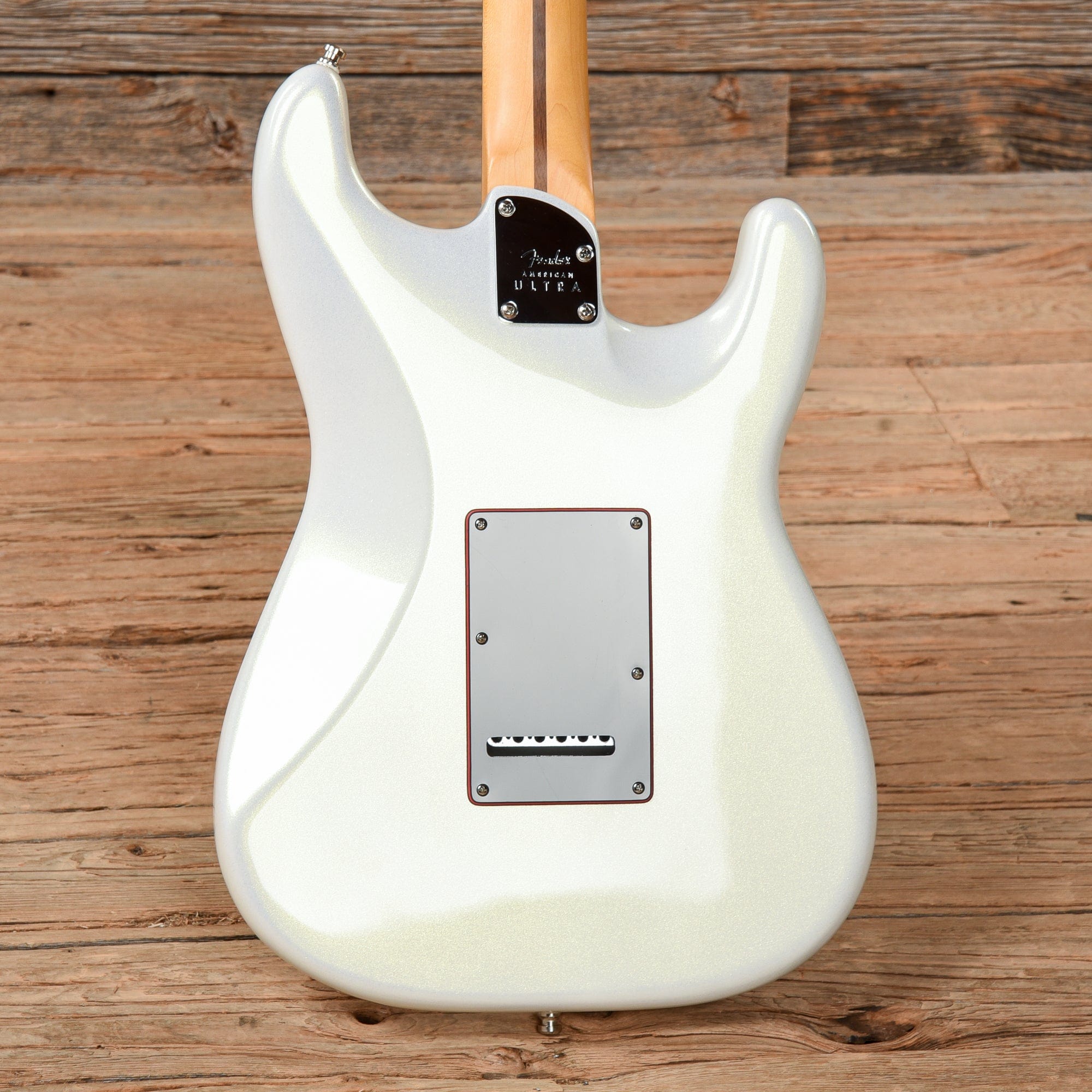 Fender American Ultra Stratocaster HSS Olympic Pearl  LEFTY Electric Guitars / Solid Body