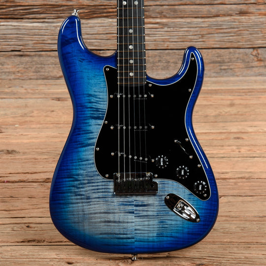 Fender American Ultra Stratocaster HSS w/Ebony Fretboard Denim Burst 2021 Electric Guitars / Solid Body