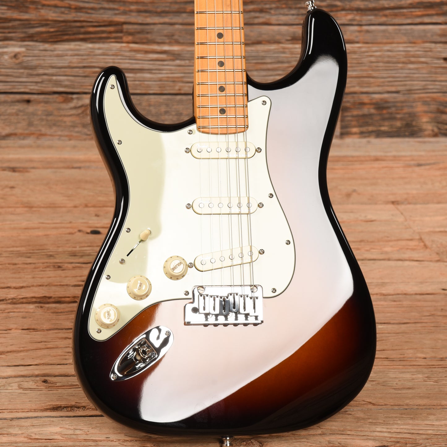 Fender American Ultra Stratocaster Ultraburst 2022 LEFTY Electric Guitars / Solid Body