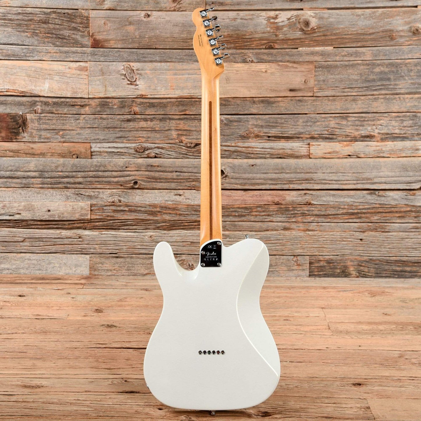 Fender American Ultra Telecaster Arctic Pearl 2019 Electric Guitars / Solid Body