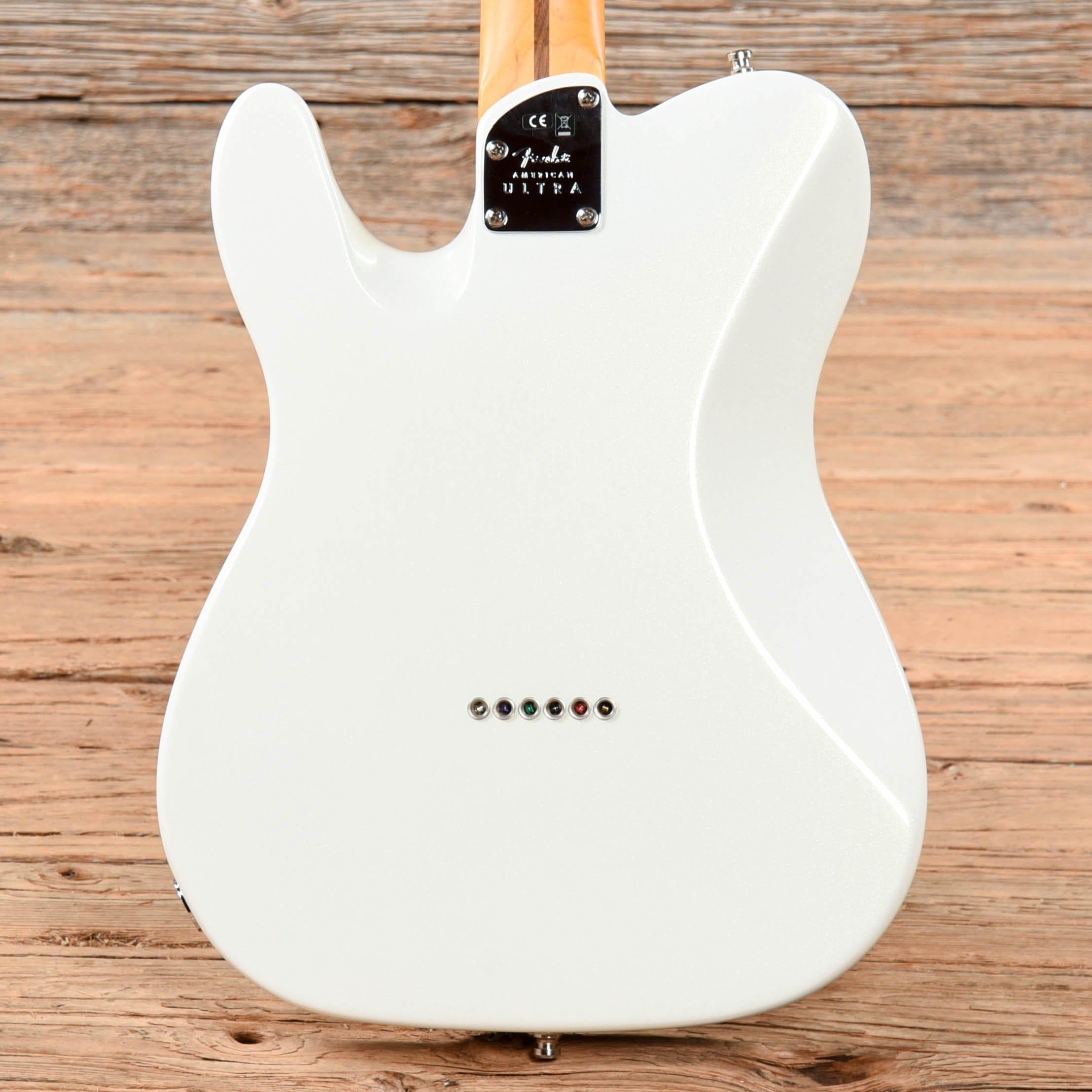 Fender American Ultra Telecaster Arctic Pearl 2021 Electric Guitars / Solid Body