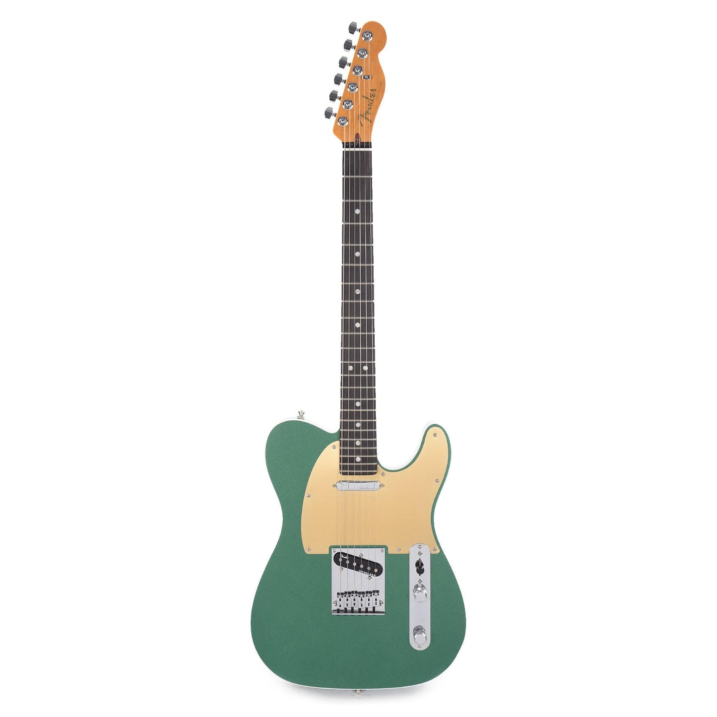 Fender American Ultra Telecaster Mystic Pine w/Ebony Fingerboard & Anodized Gold Pickguard Electric Guitars / Solid Body