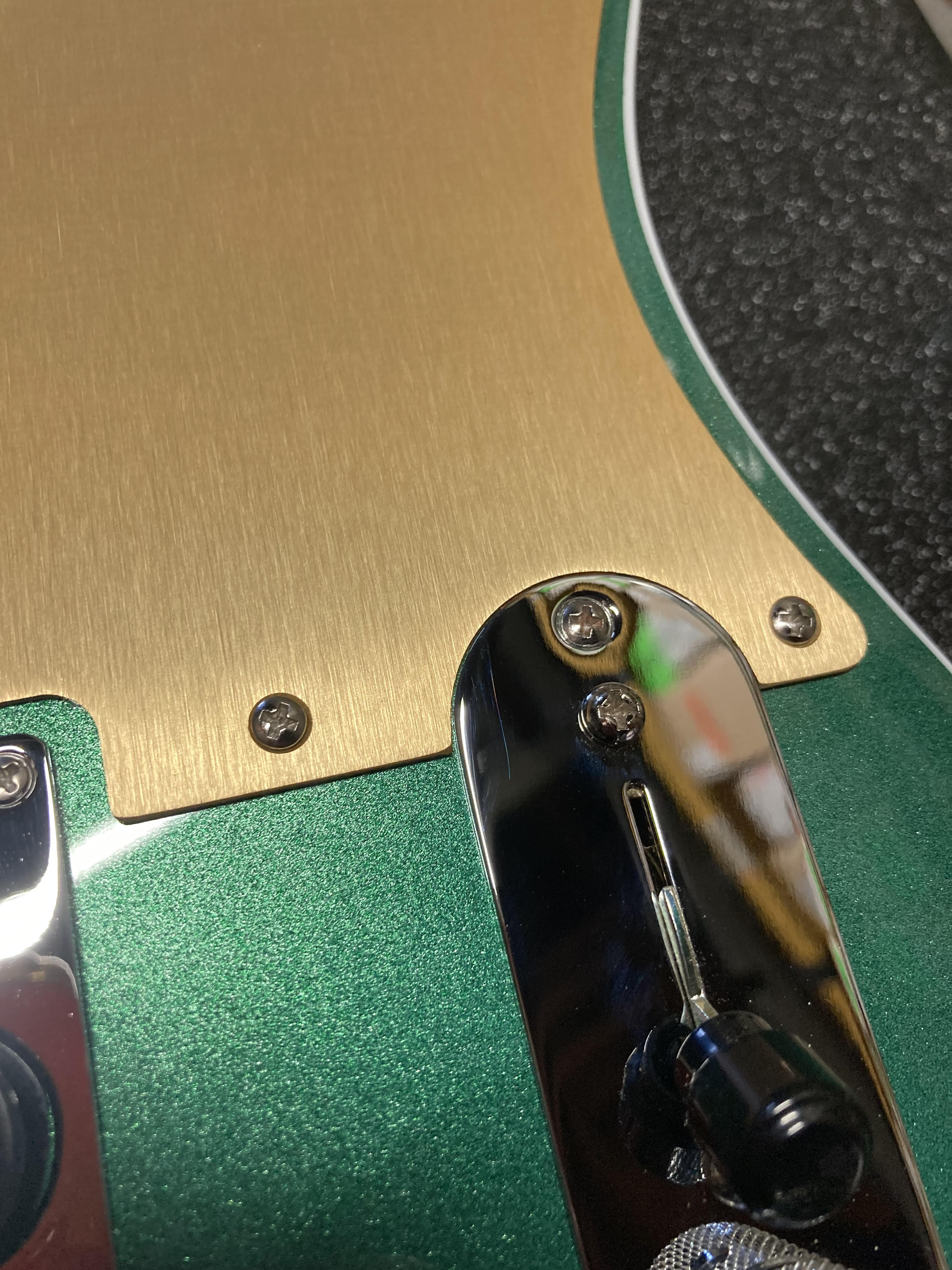 Fender American Ultra Telecaster Mystic Pine w/Ebony Fingerboard & Anodized Gold Pickguard Electric Guitars / Solid Body