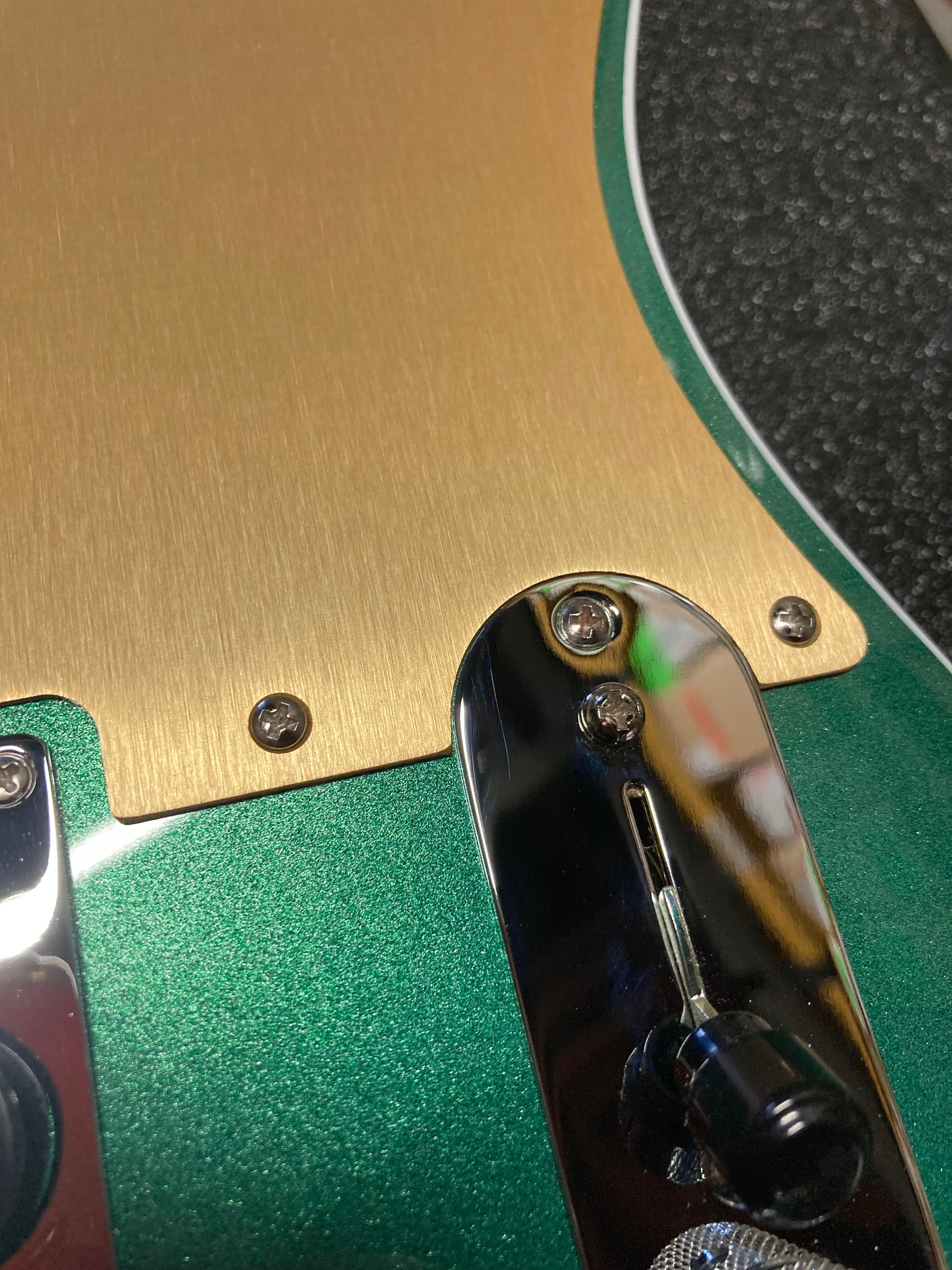 Fender American Ultra Telecaster Mystic Pine w/Ebony Fingerboard & Anodized Gold Pickguard Electric Guitars / Solid Body