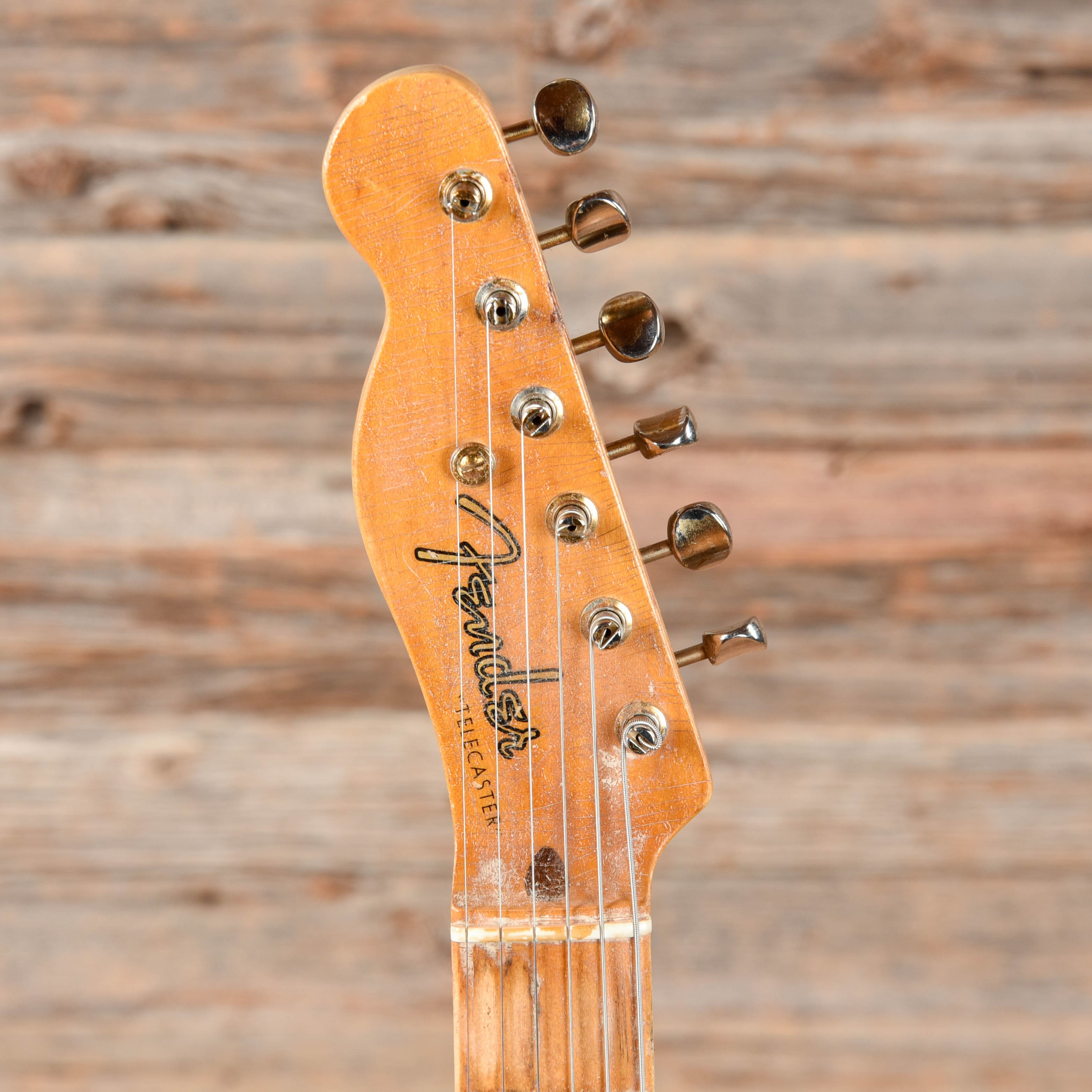 Fender American Vintage '52 Telecaster Butterscotch Blonde Relic 2017 LEFTY Electric Guitars / Solid Body