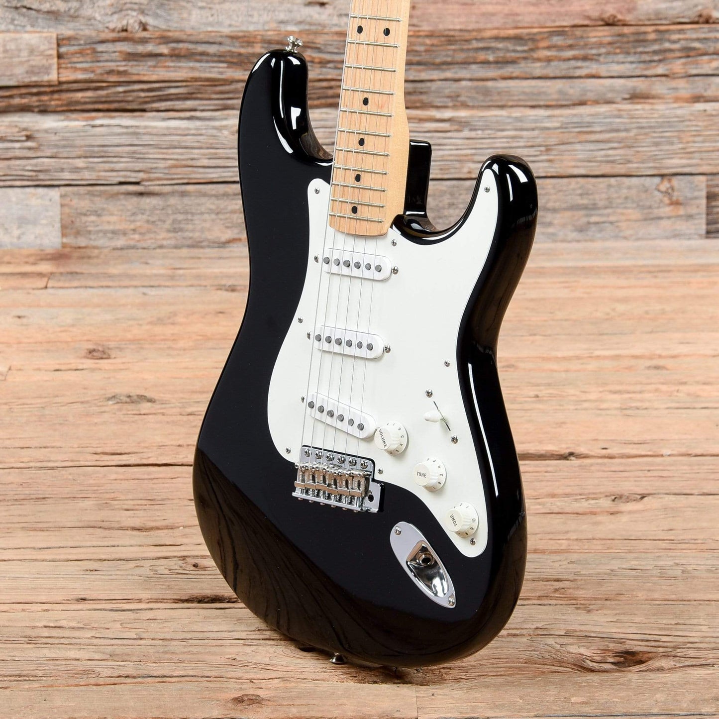 Fender American Vintage '56 Stratocaster Black Electric Guitars / Solid Body