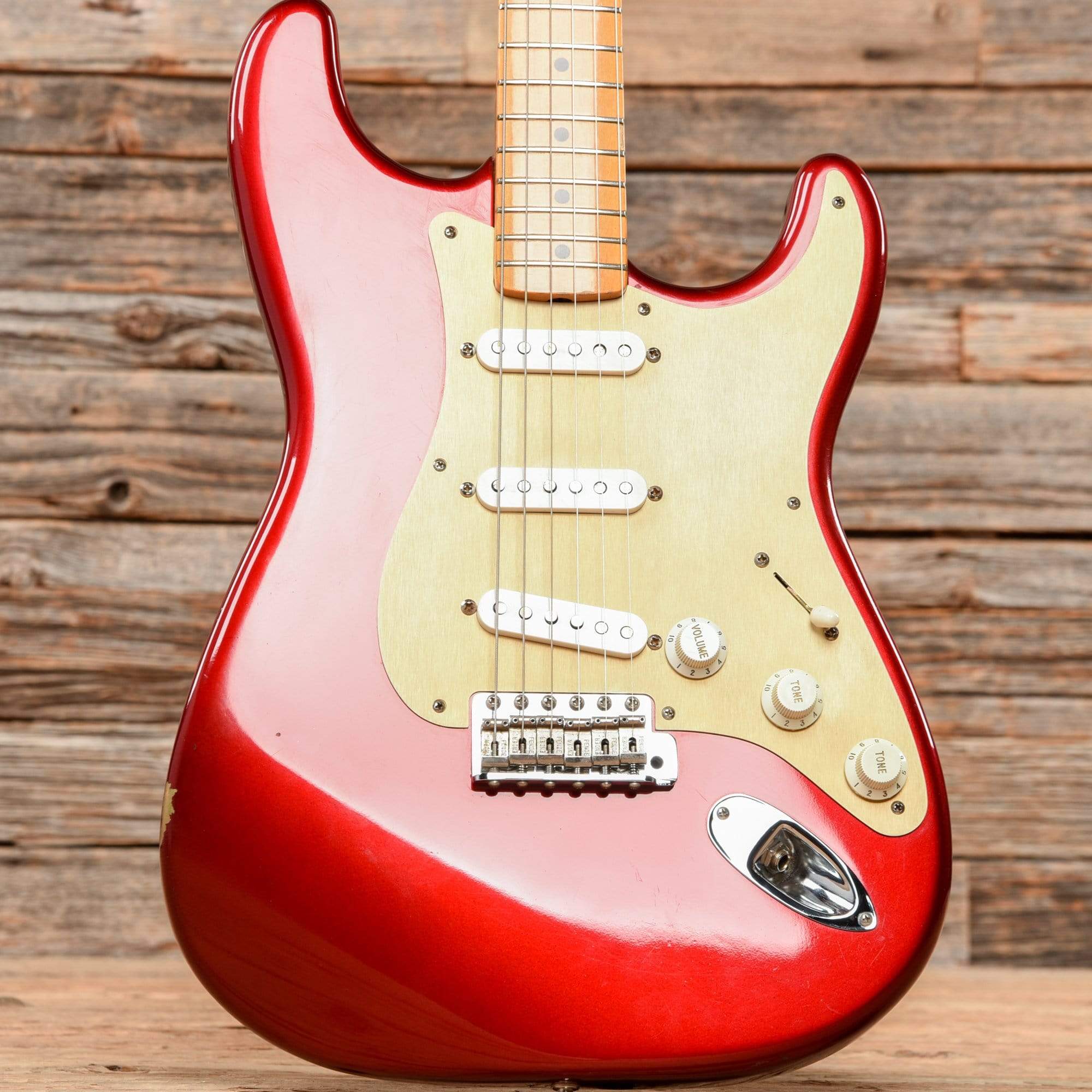 Fender American Vintage '57 Stratocaster Candy Apple Red 1993 Electric Guitars / Solid Body