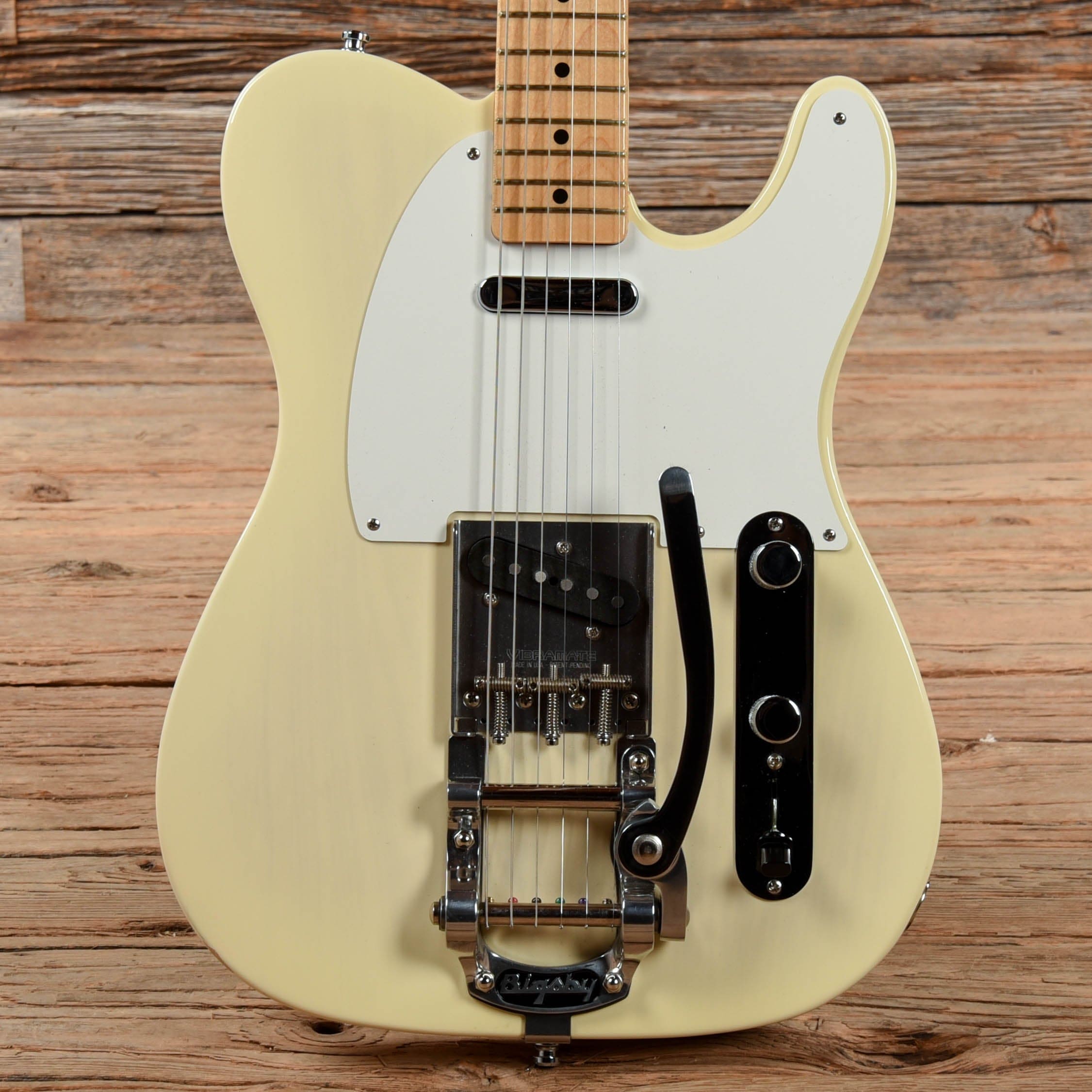 Fender American Vintage '58 Telecaster Aged White Blonde 2012 Electric Guitars / Solid Body