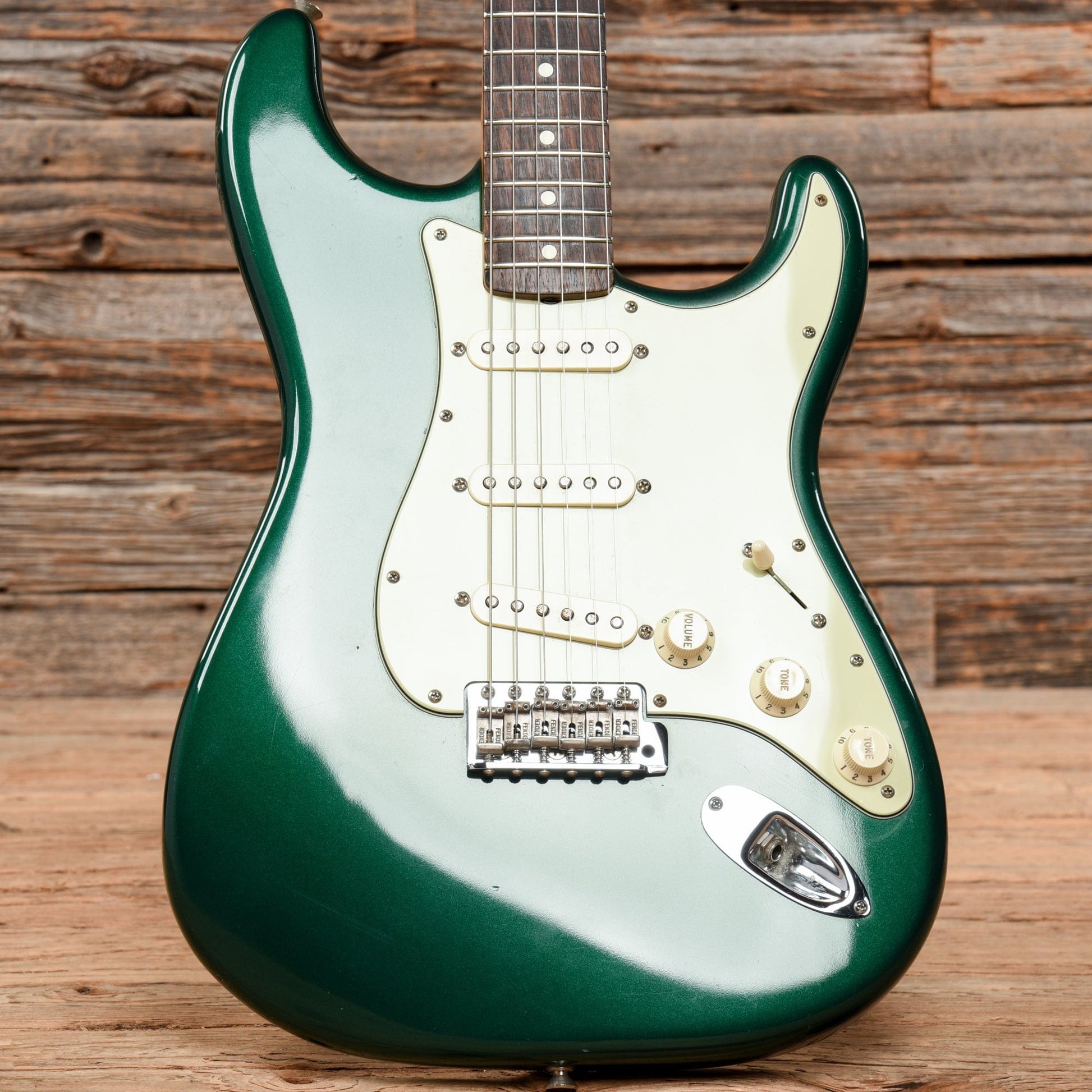 Fender American Vintage '62 Hot Rod Stratocaster Sherwood Green Metallic 2008 Electric Guitars / Solid Body