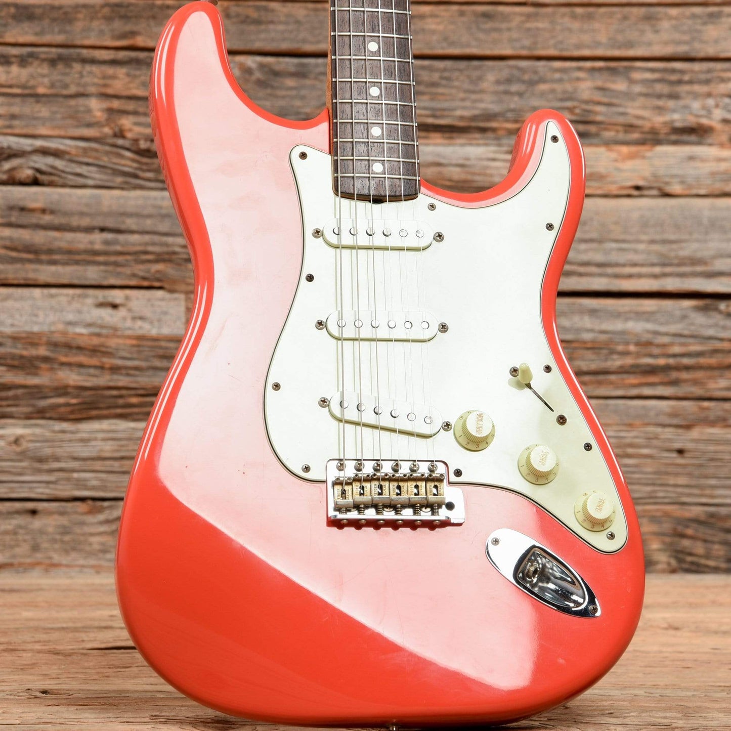 Fender American Vintage '62 Stratocaster Fiesta Red 1996 Electric Guitars / Solid Body
