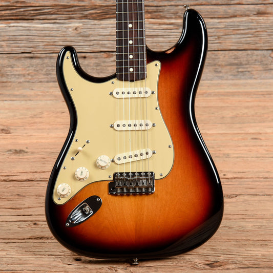 Fender American Vintage 62 Stratocaster Lefty 3-Color Sunburst 2008 LEFTY Electric Guitars / Solid Body