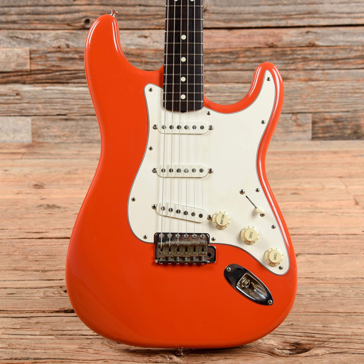 Fender American Vintage '62 Stratocaster Reissue Fiesta Red 1987 Electric Guitars / Solid Body