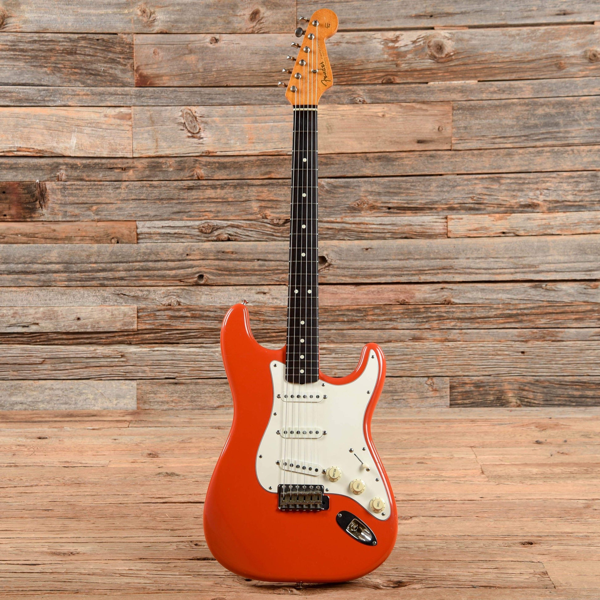 Fender American Vintage '62 Stratocaster Reissue Fiesta Red 1987 Electric Guitars / Solid Body