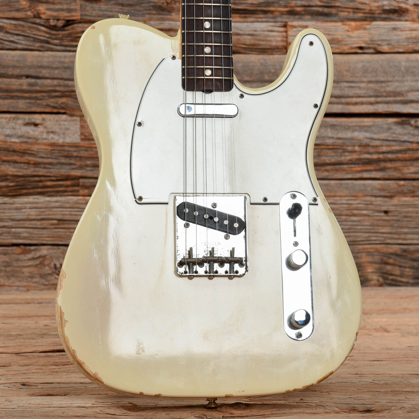Fender American Vintage '64 Telecaster Olympic White Electric Guitars / Solid Body