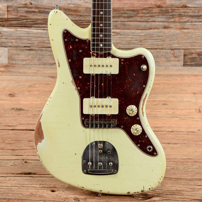 Fender American Vintage '65 Jazzmaster Aged Olympic White 2013 Electric Guitars / Solid Body