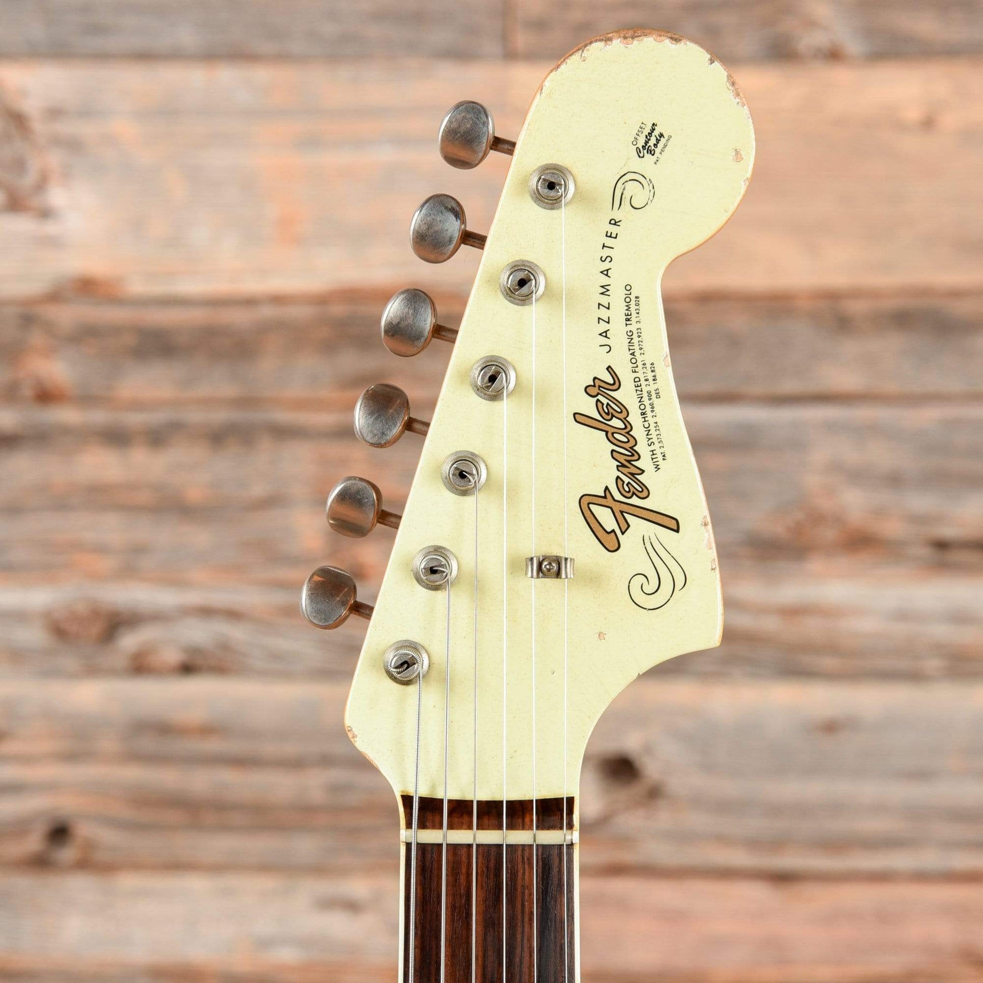 Fender American Vintage '65 Jazzmaster Aged Olympic White 2013 Electric Guitars / Solid Body