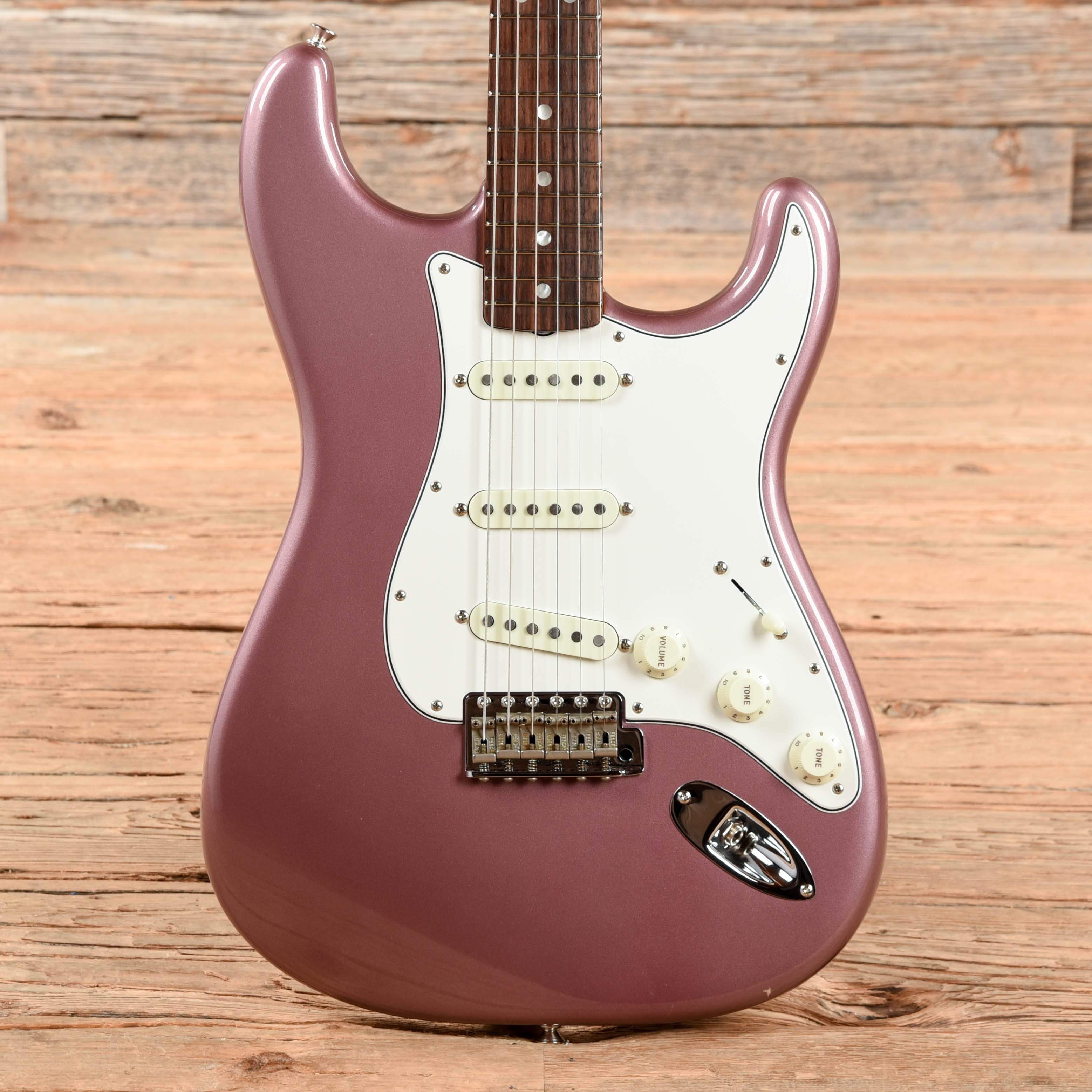 ubetalt Kære Ring tilbage Fender American Vintage '65 Stratocaster Burgundy Mist Metallic 2014 –  Chicago Music Exchange