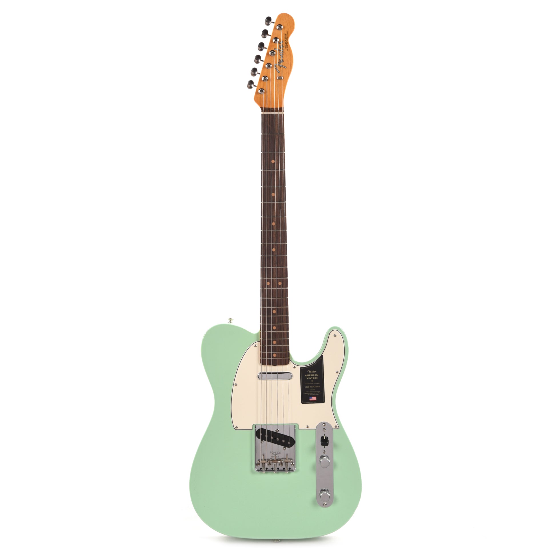 Fender American Vintage II 1963 Telecaster Surf Green Electric Guitars / Solid Body