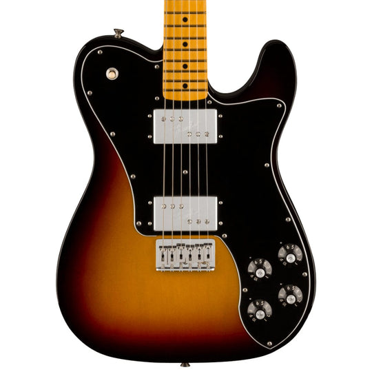 Fender American Vintage II 1975 Telecaster Deluxe 3-Color Sunburst Electric Guitars / Solid Body