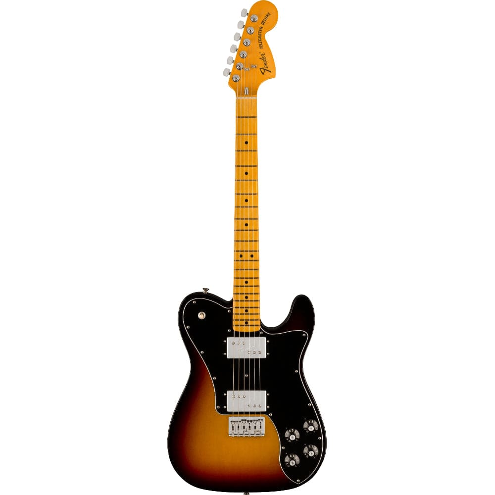 Fender American Vintage II 1975 Telecaster Deluxe 3-Color Sunburst Electric Guitars / Solid Body