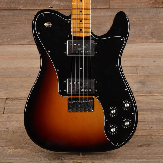 Fender American Vintage II 1975 Telecaster Deluxe 3-Color Sunburst Electric Guitars / Solid Body