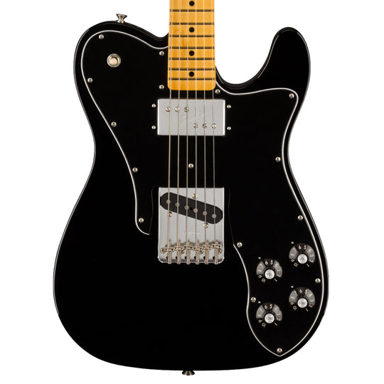 Fender American Vintage II 1977 Telecaster Custom Black Electric Guitars / Solid Body
