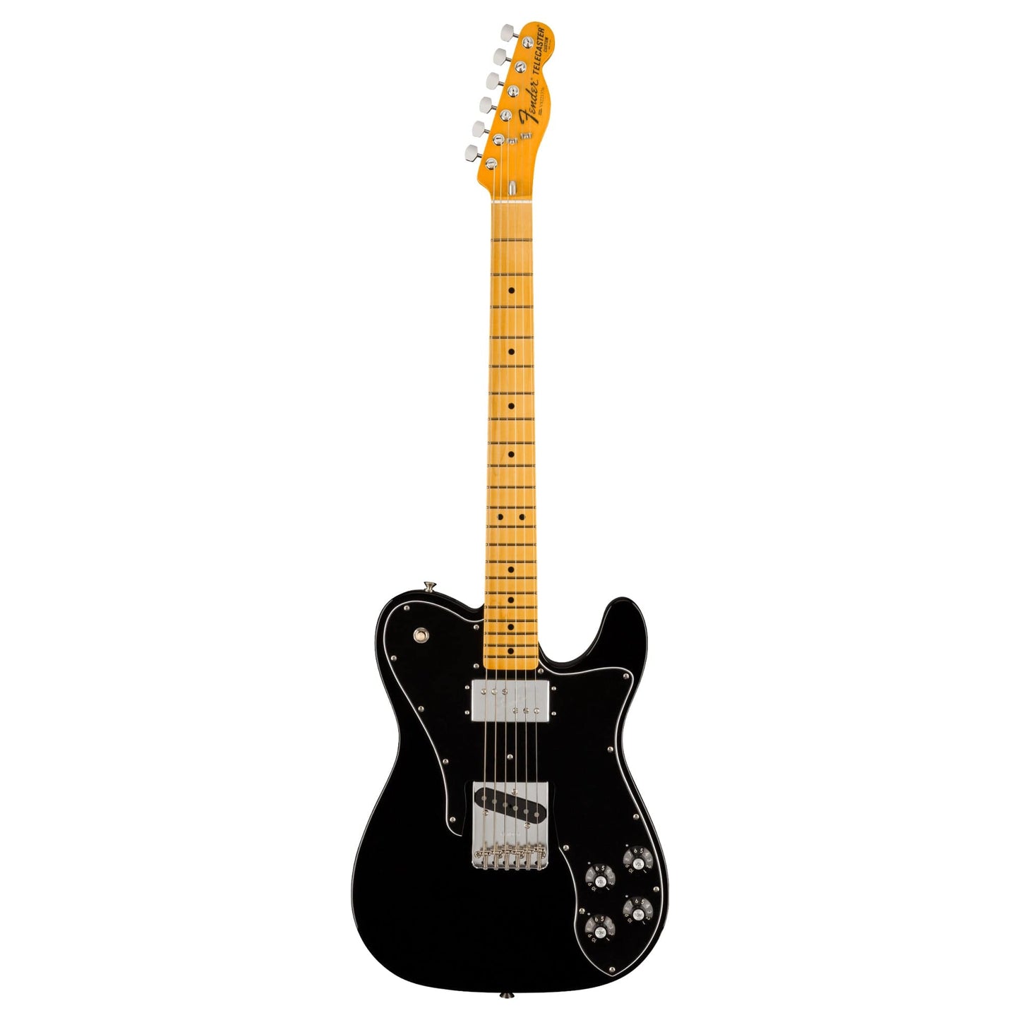 Fender American Vintage II 1977 Telecaster Custom Black Electric Guitars / Solid Body