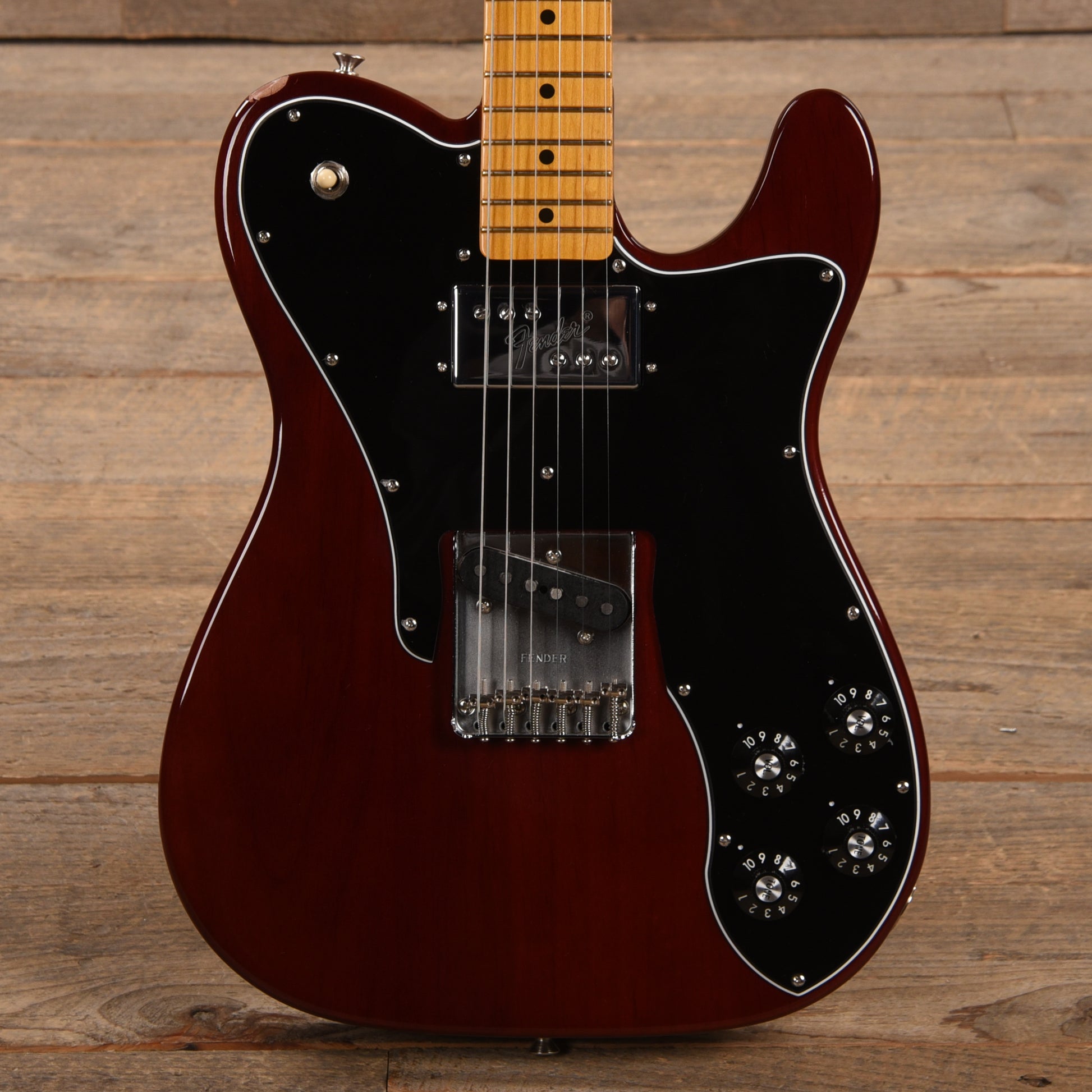 Fender American Vintage II 1977 Telecaster Custom Wine Electric Guitars / Solid Body