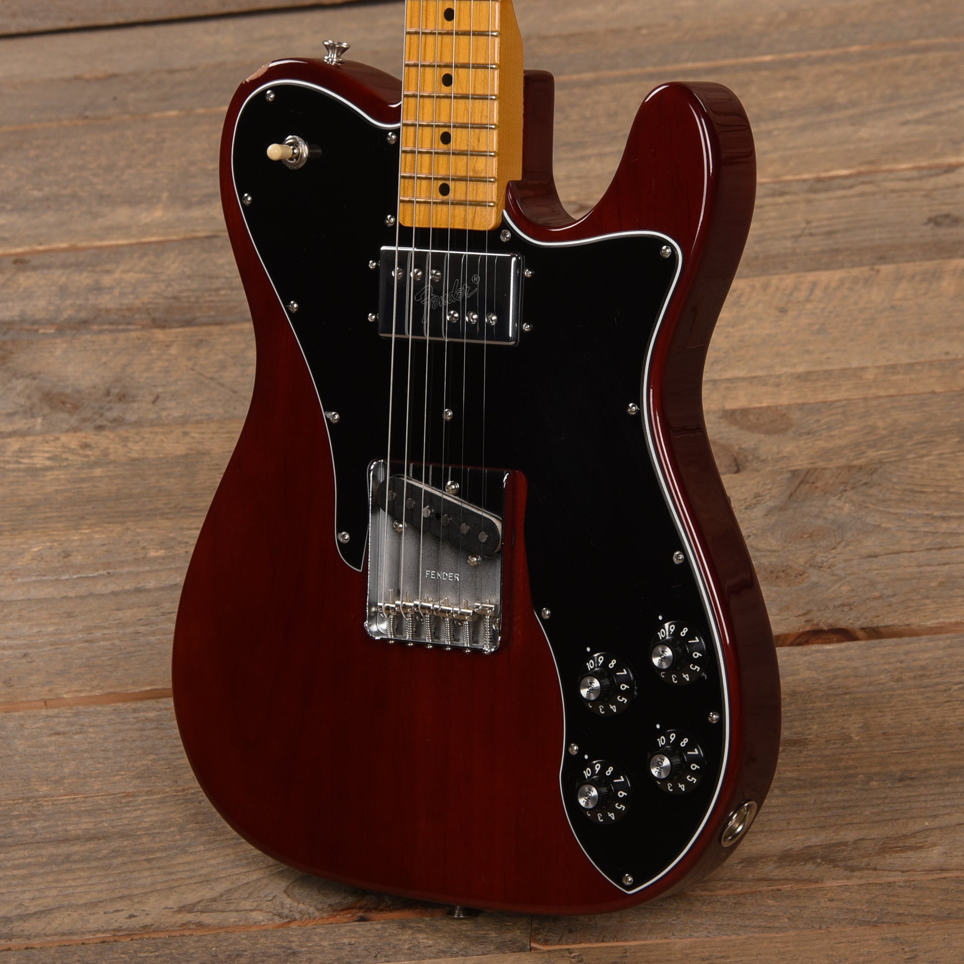 Fender American Vintage II 1977 Telecaster Custom Wine Electric Guitars / Solid Body
