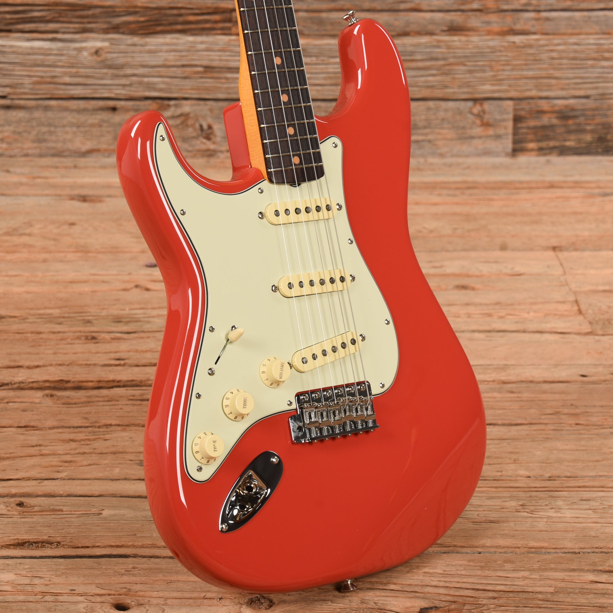 Fender American Vintage II 61 Stratocaster Fiesta Red 2022 LEFTY Electric Guitars / Solid Body