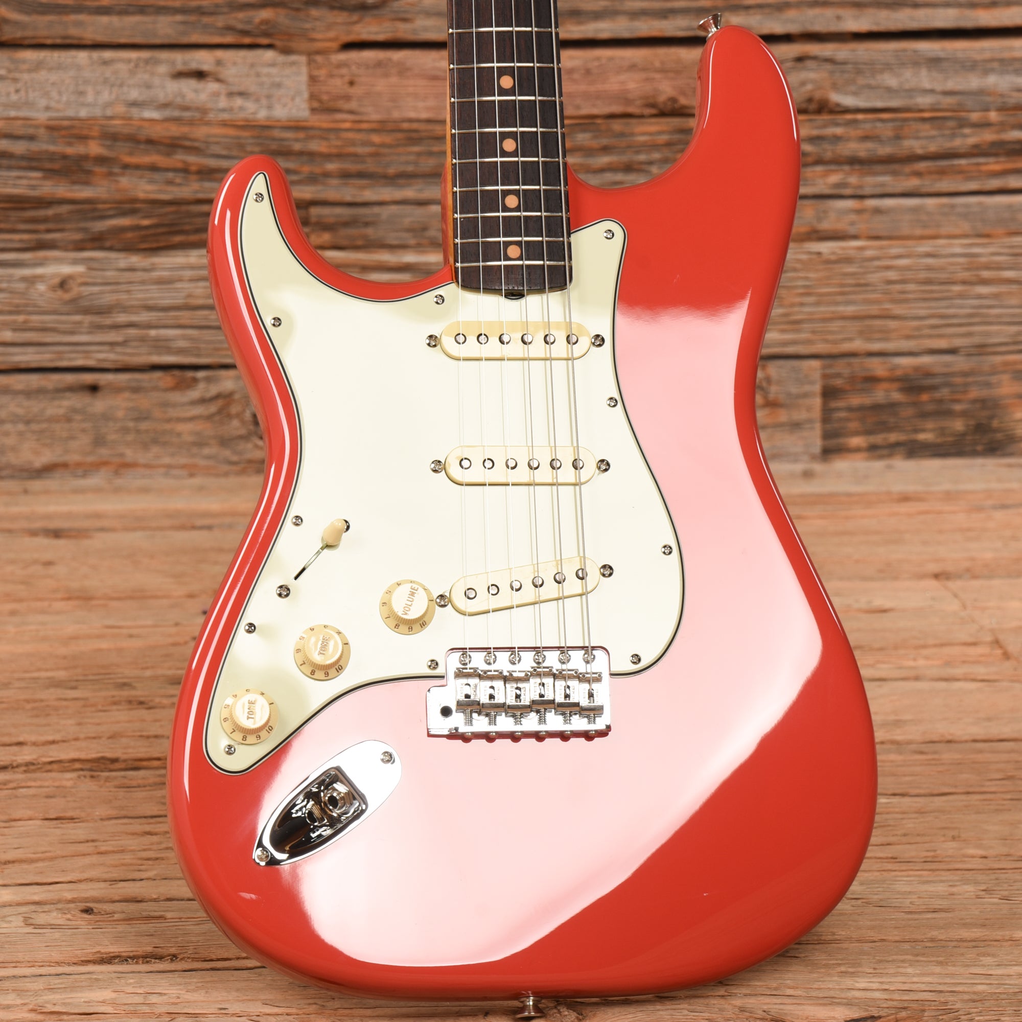Fender American Vintage II 61 Stratocaster Fiesta Red 2022 LEFTY Electric Guitars / Solid Body