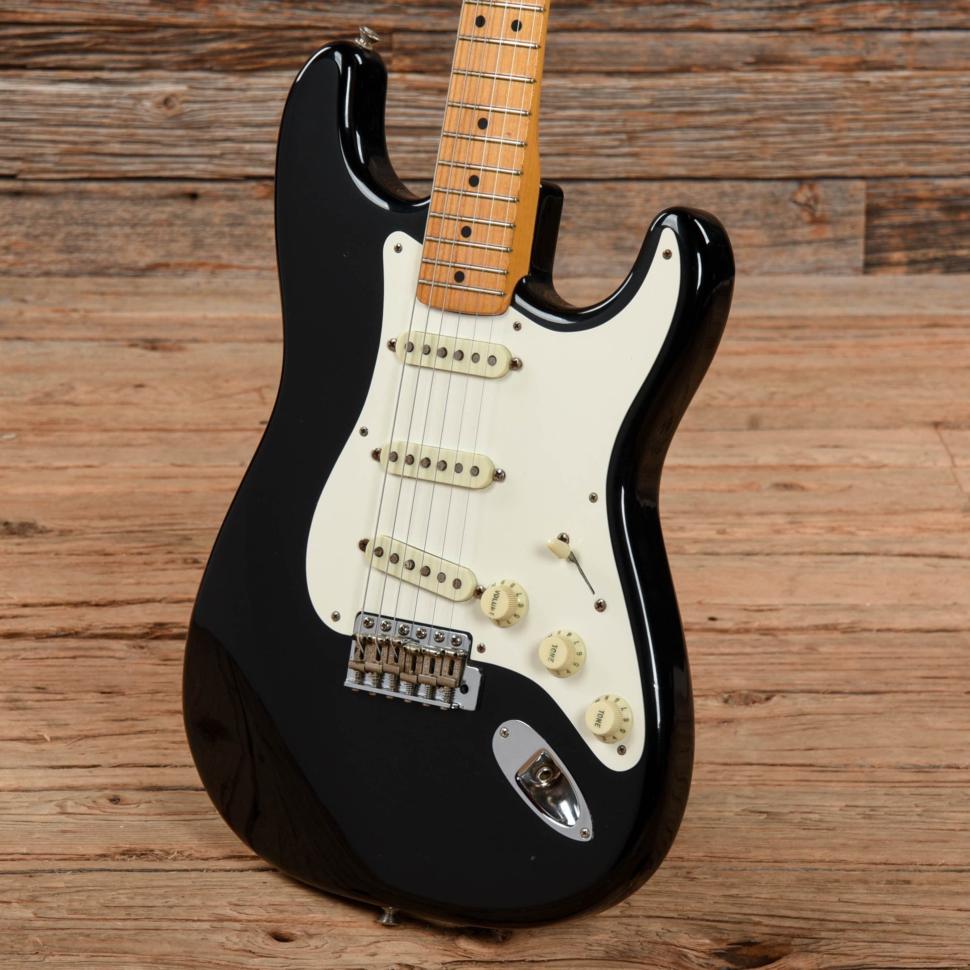 Fender Vintera II '50s Stratocaster Ltd (MEX, MN) - black Elektrische gitaar in strat vorm Fender Vintera II '50s Stratocaster Ltd (MEX, MN) - black Elektrische gitaar in strat vorm