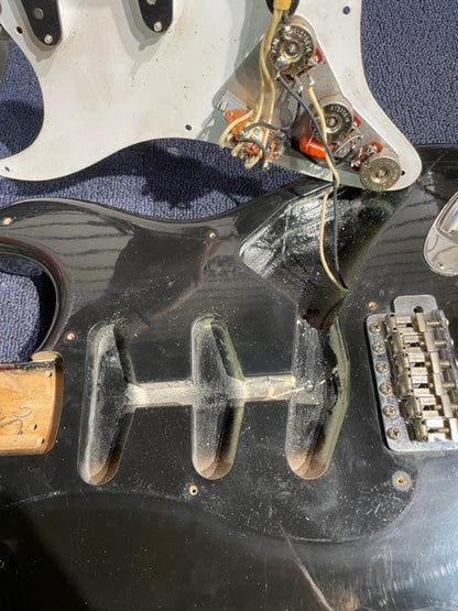 Fender American Vintage Reissue 57 Stratocaster Black 1986 Electric Guitars / Solid Body